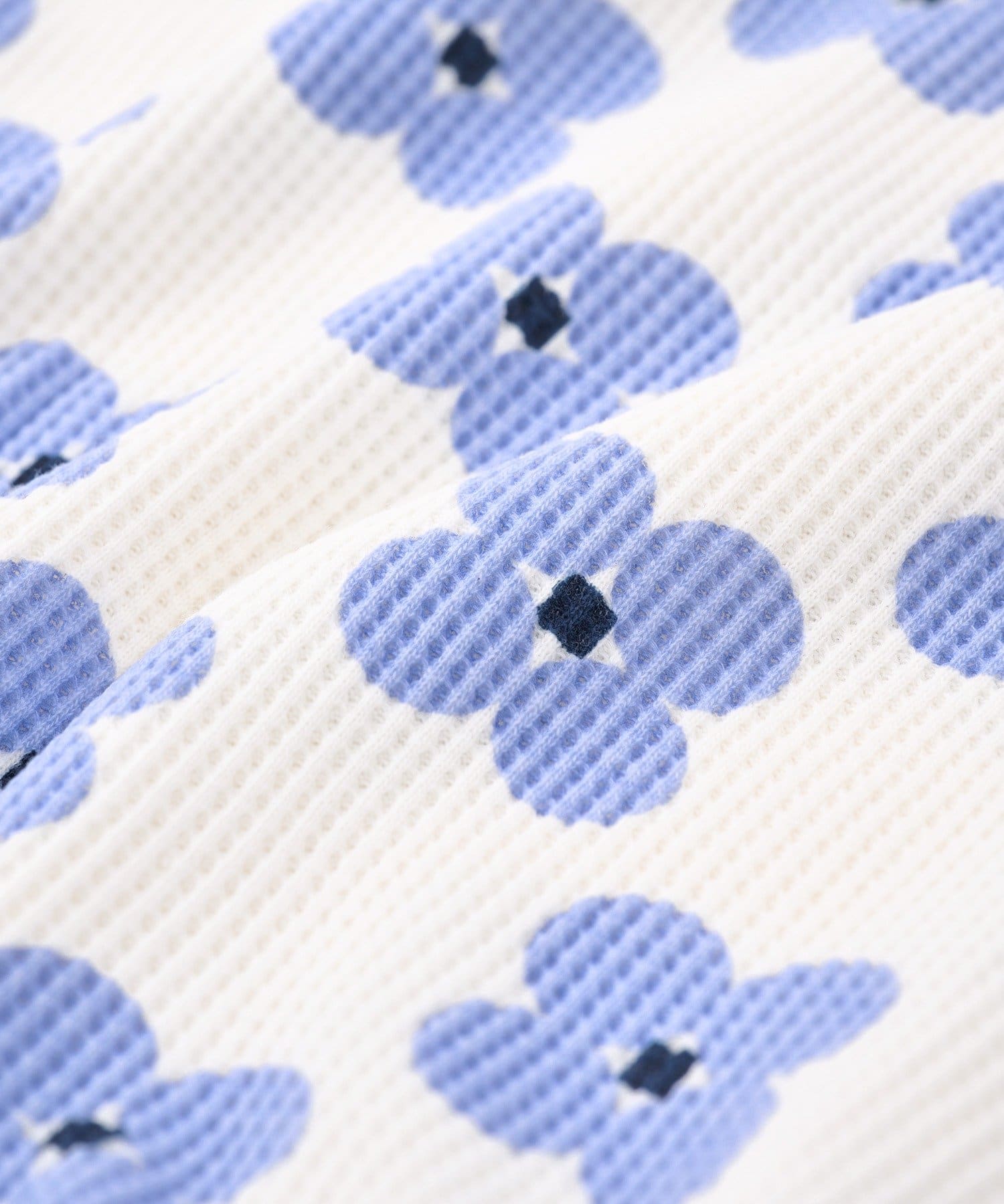 3COINS(スリーコインズ) ワッフルロンパース：80～90cm