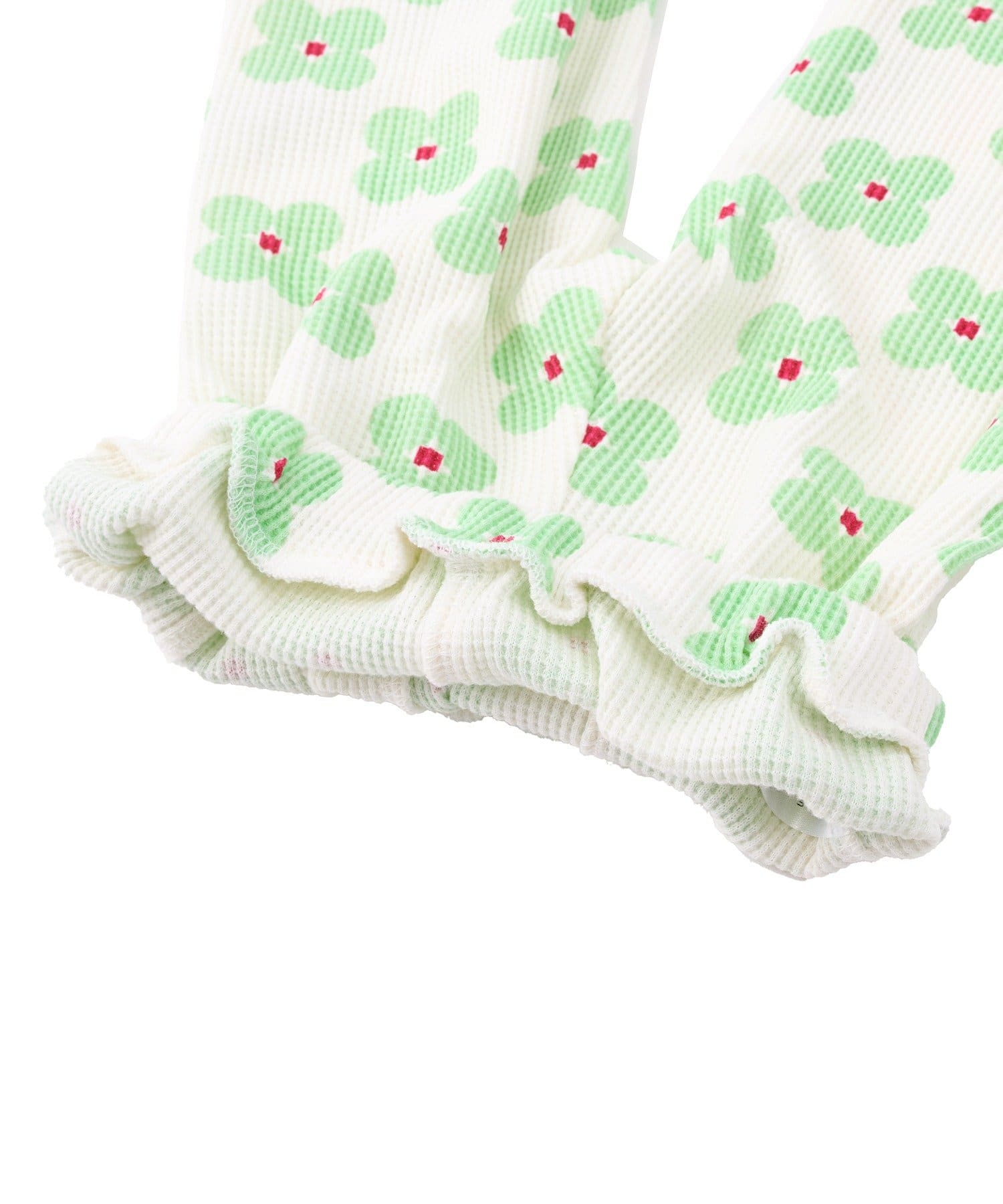 3COINS(スリーコインズ) ワッフルロングパンツ：70～80cm