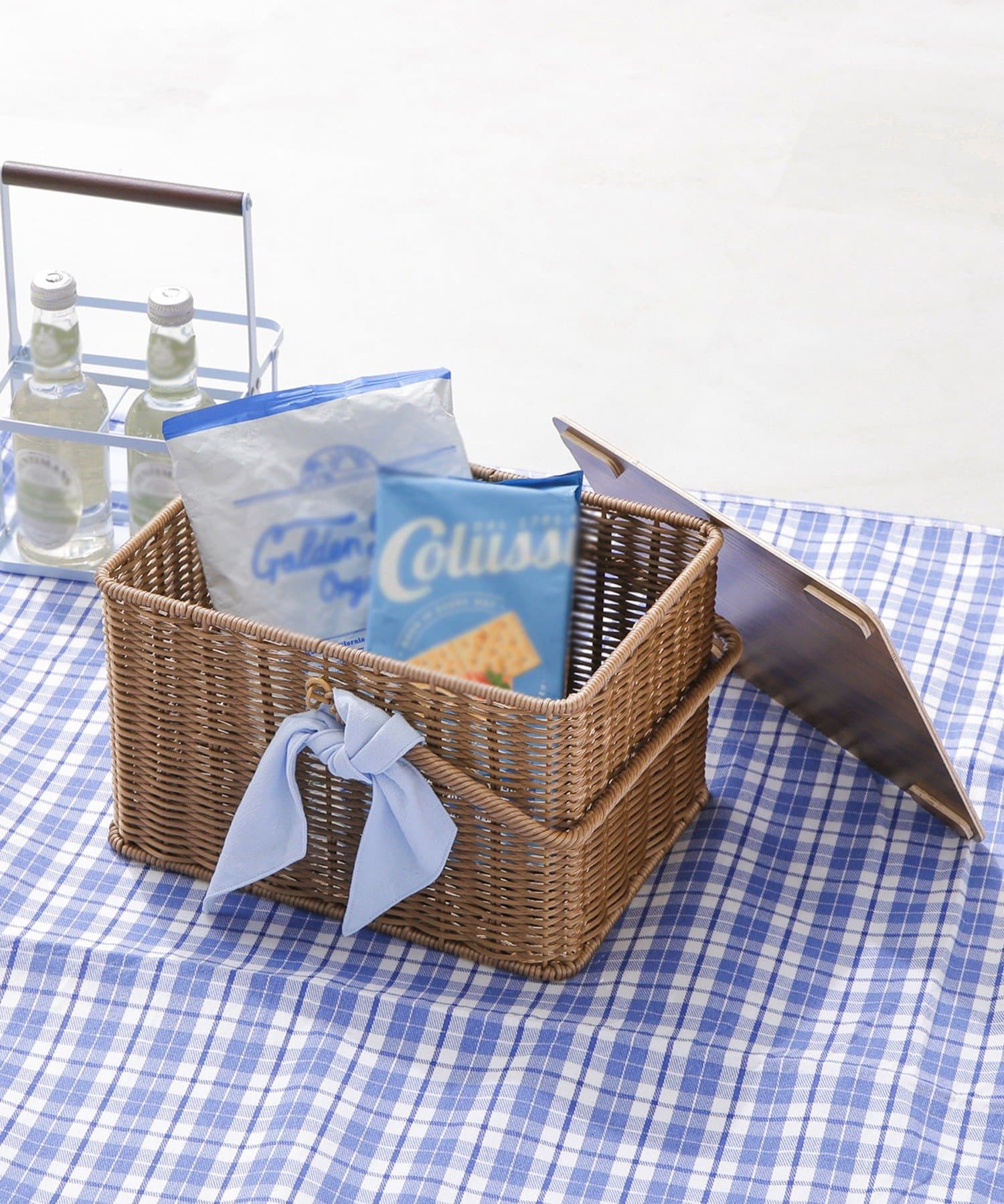 3COINS(スリーコインズ) PPラタンバスケット