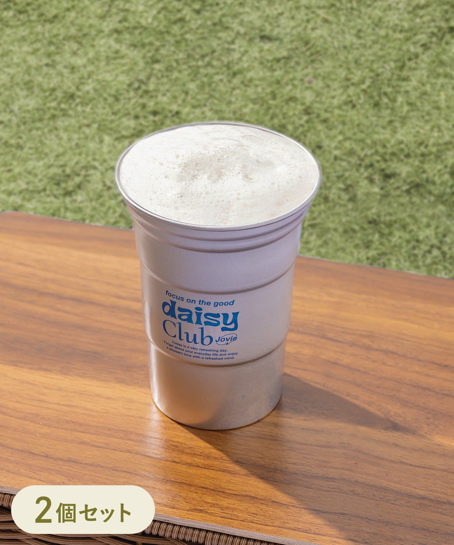 3COINS(スリーコインズ) アルミコップ2個セット