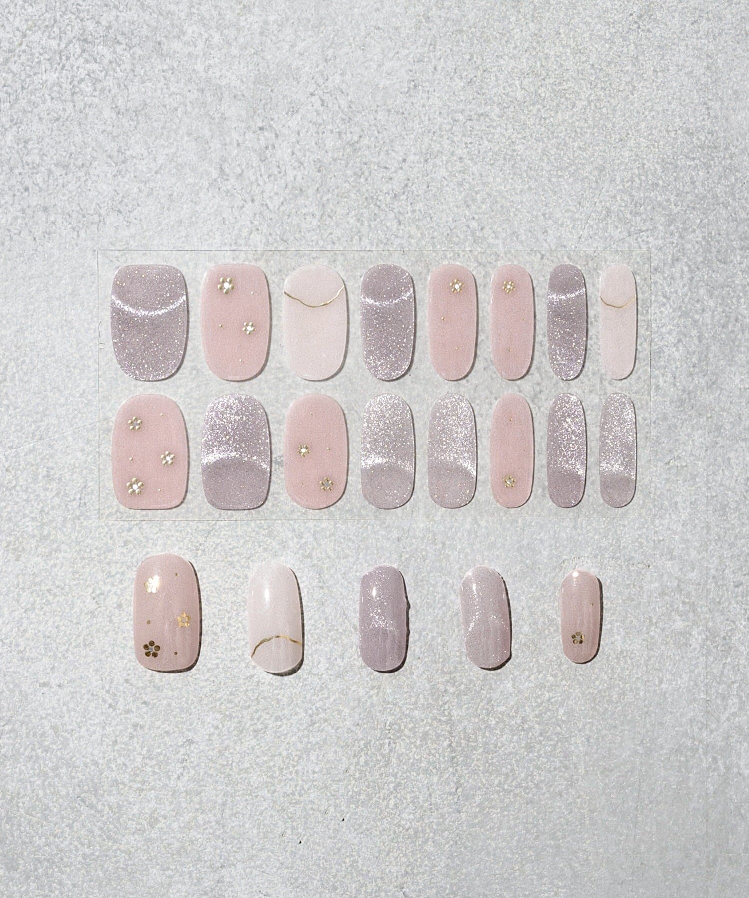 3COINS(スリーコインズ) セミハードマグネットジェルネイルシールハンド／and us