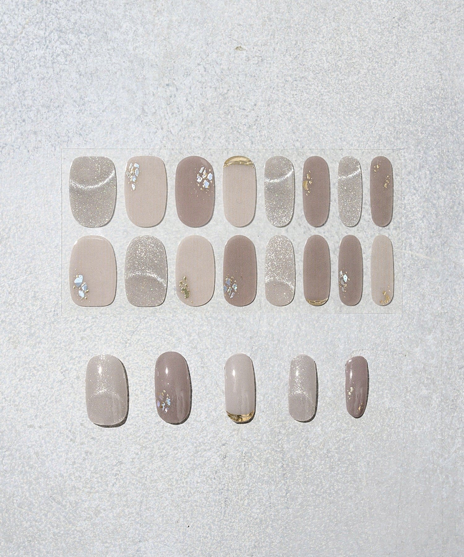 3COINS(スリーコインズ) セミハードマグネットジェルネイルシールハンド／and us