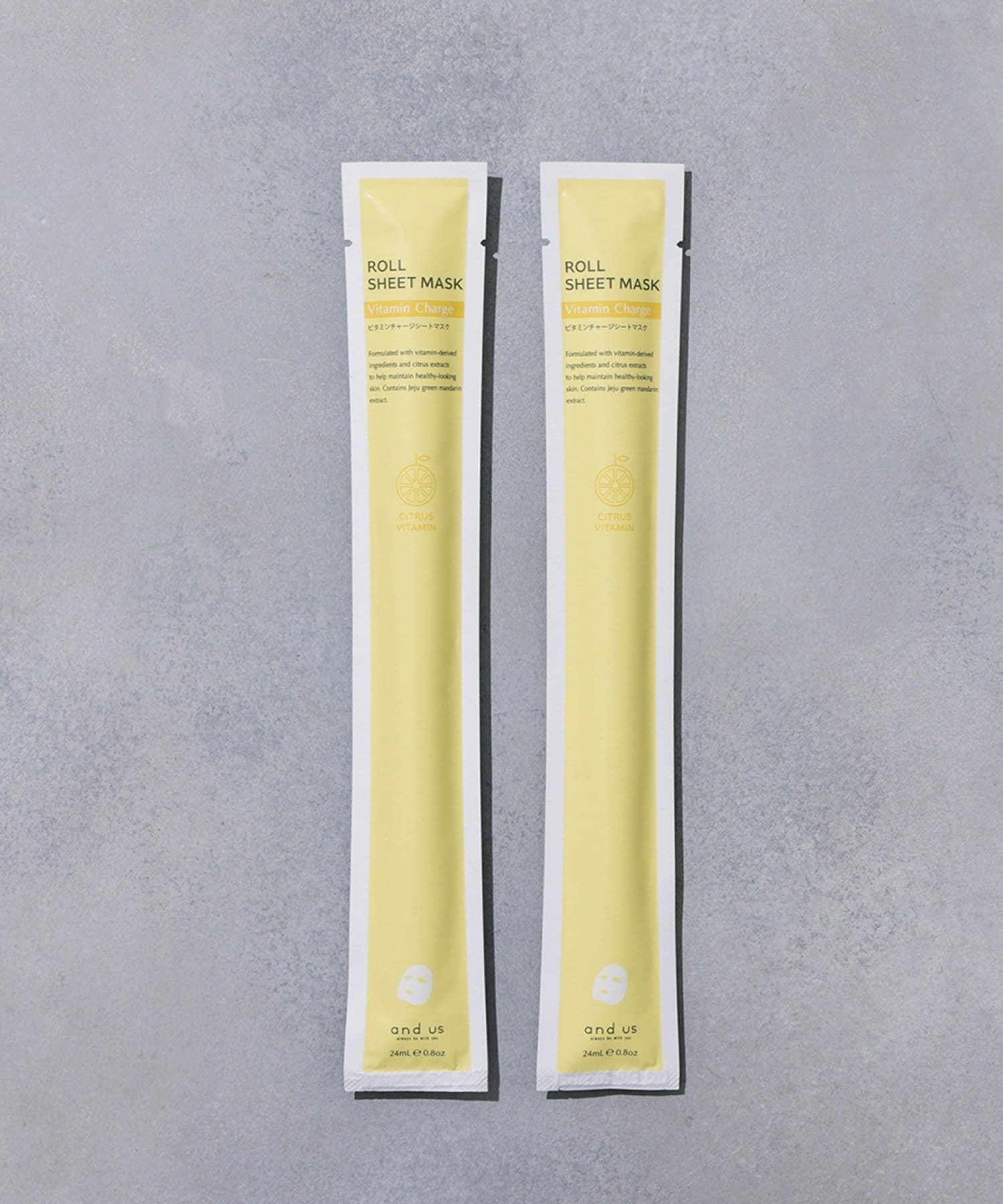 3COINS(スリーコインズ) ロールシートマスク／and us