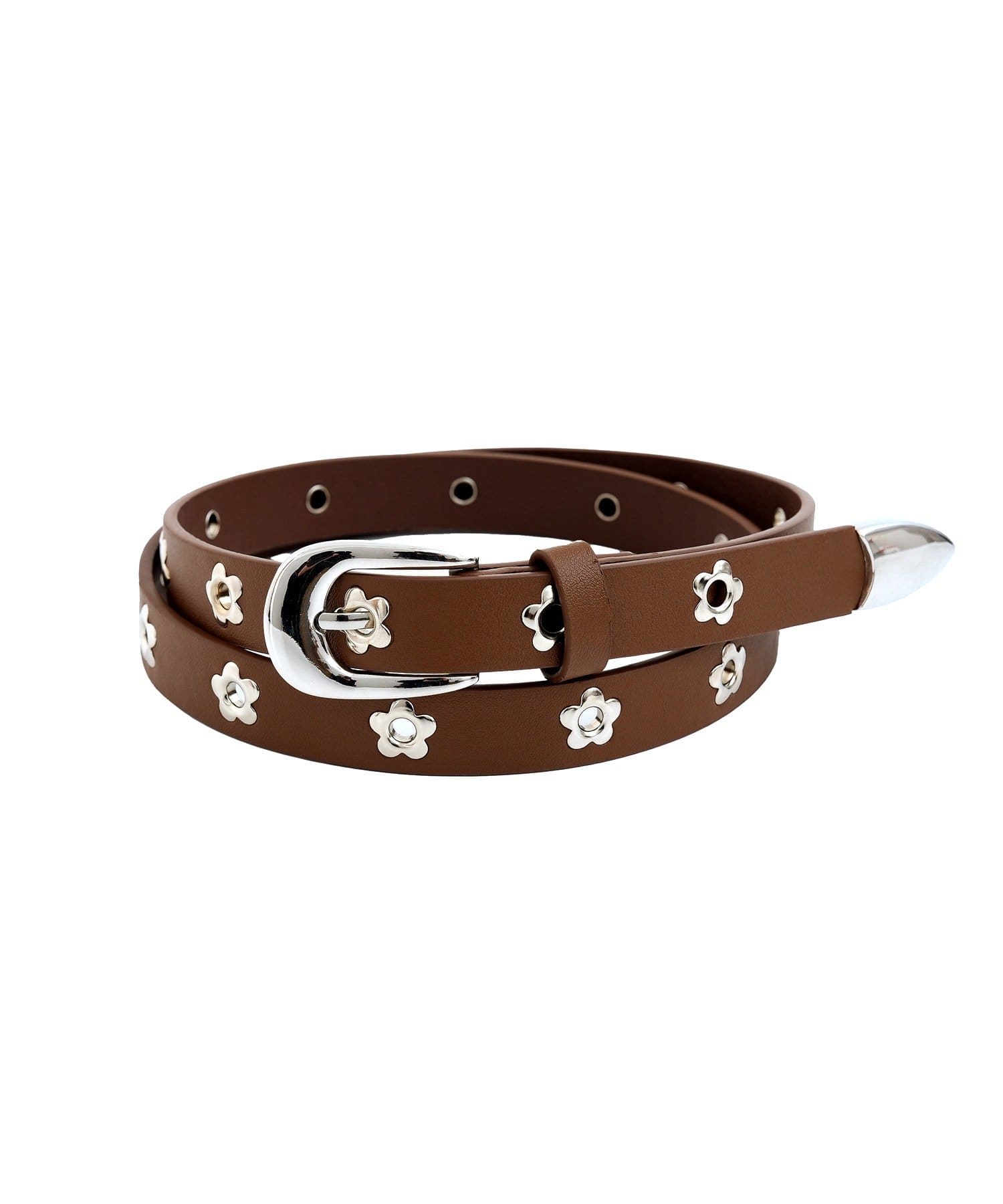 3COINS(スリーコインズ) ぷっくりフラワーベルト