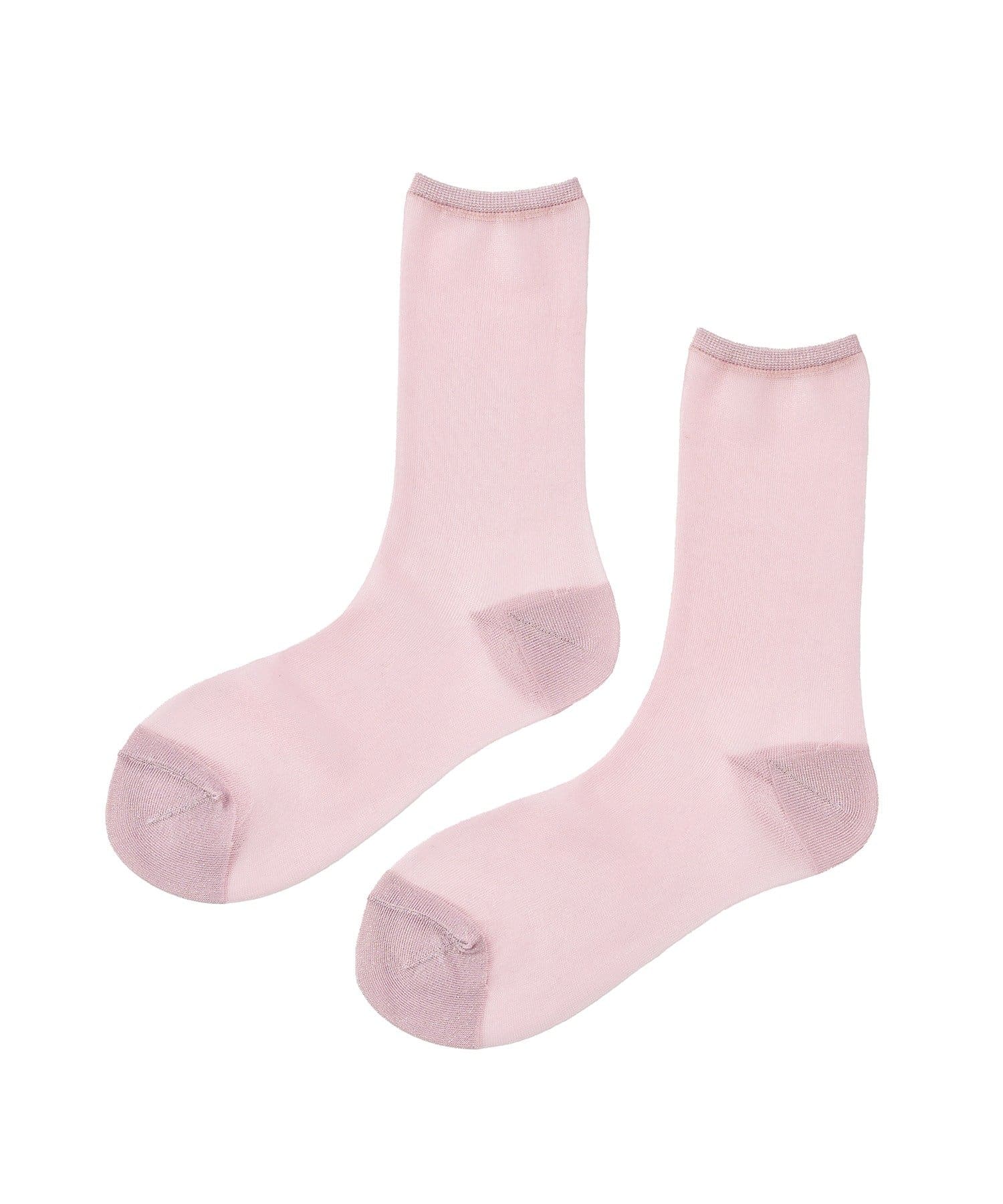 3COINS(スリーコインズ) ラメシアーソックス