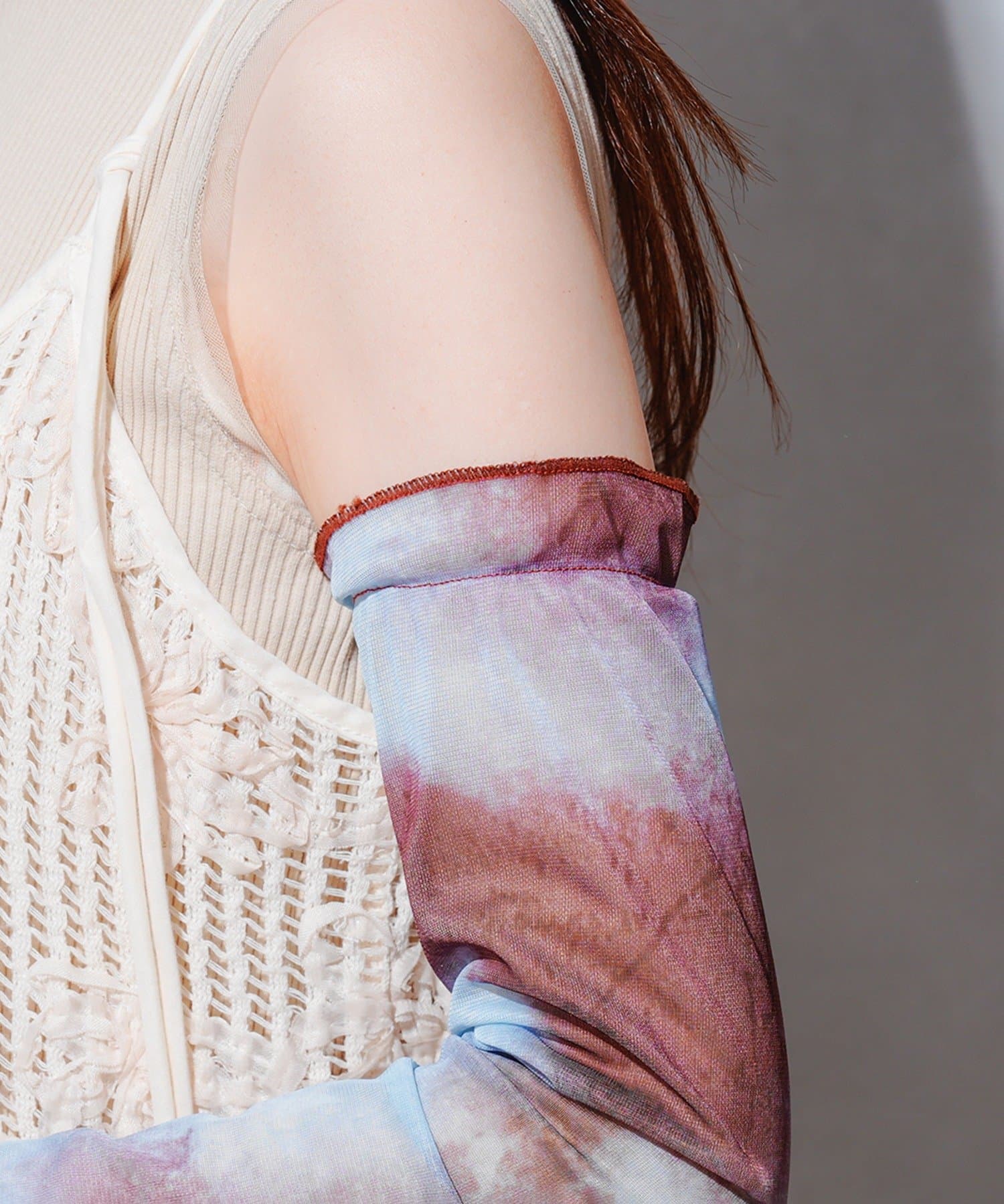 3COINS(スリーコインズ) シアーアームカバー