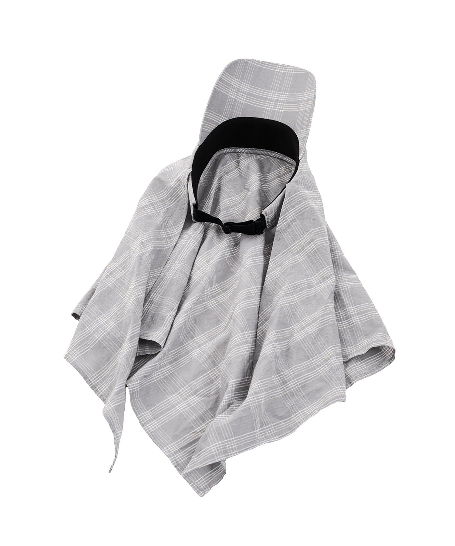 3COINS(スリーコインズ) UVスカーフ付きキャップ