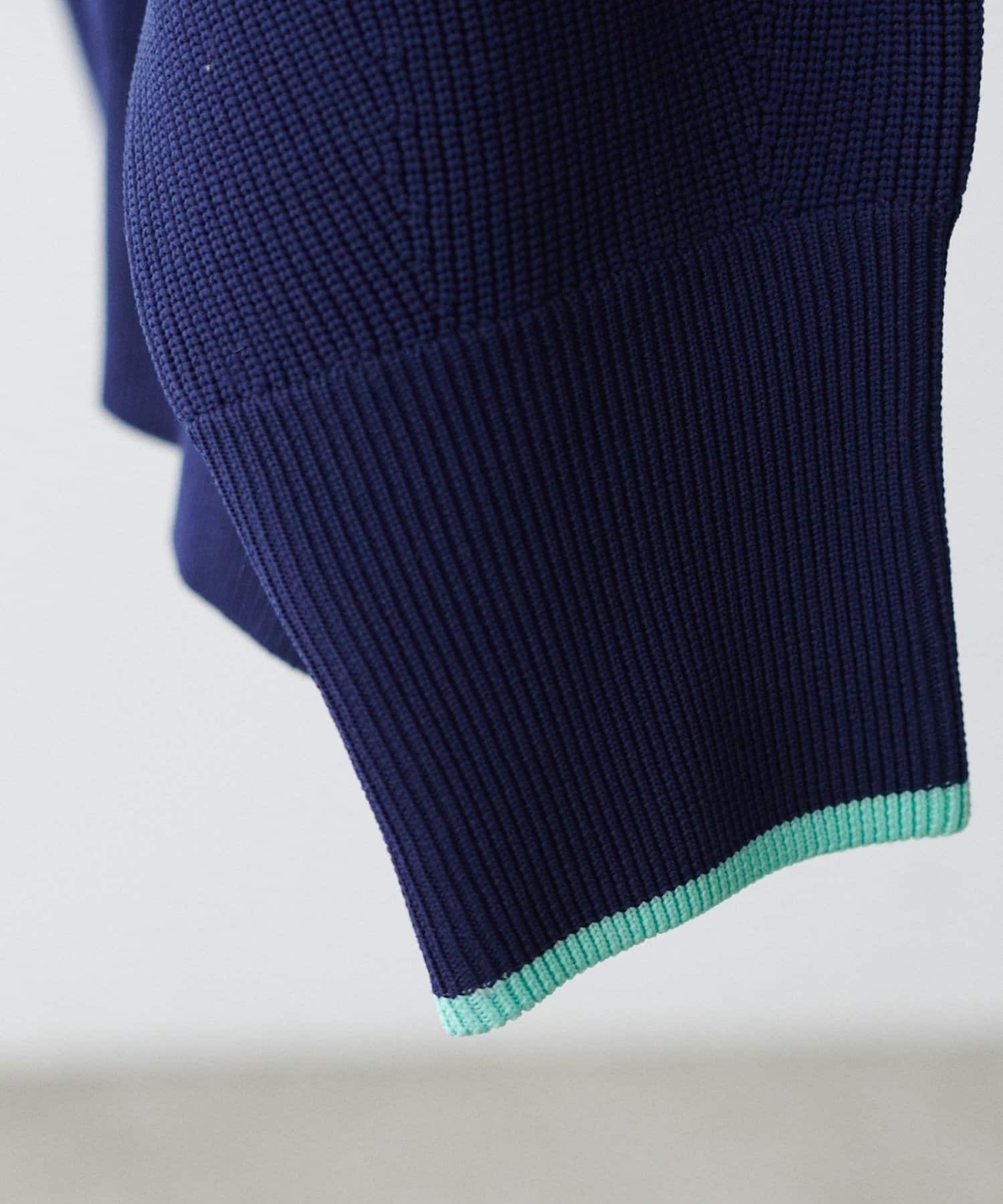 NICE CLAUP / OLIVE des OLIVE OUTLET(ナイスクラップ  / オリーブ デ オリーブ アウトレット) 【LARUTA】袖裏配色前後2WAYポリ畦ニット