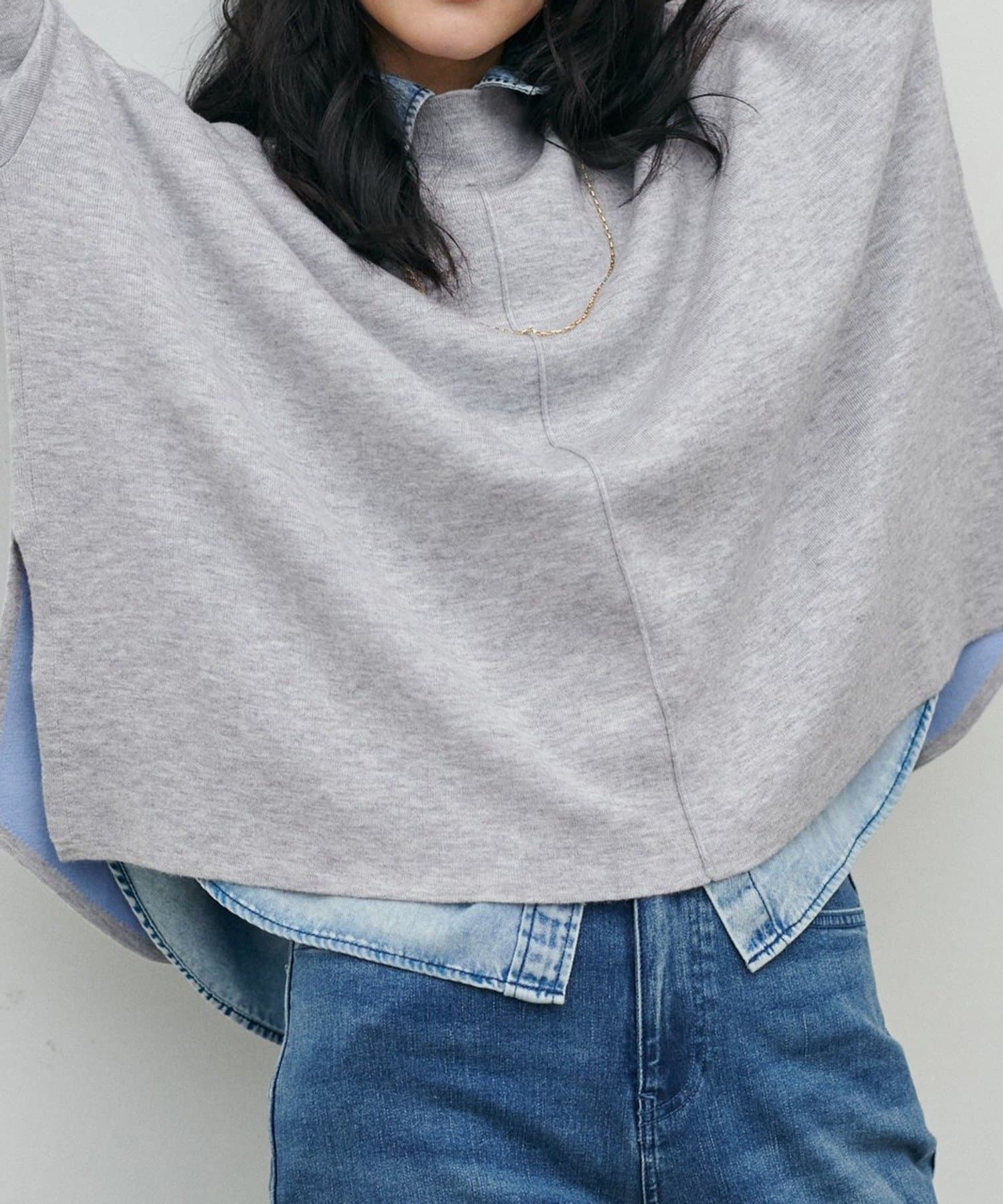 NICE CLAUP / OLIVE des OLIVE OUTLET(ナイスクラップ  / オリーブ デ オリーブ アウトレット) 【LARUTA】Wフェイス接結リバーシブルニットプルオーバー