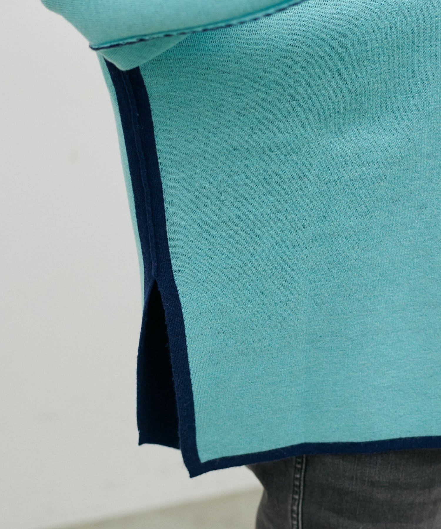 NICE CLAUP / OLIVE des OLIVE OUTLET(ナイスクラップ  / オリーブ デ オリーブ アウトレット) 【LARUTA】Wフェイス接結リバーシブルニットプルオーバー