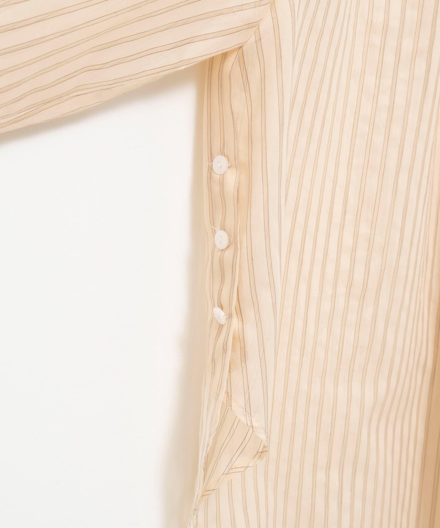 NOLLEY'S(ノーリーズ) ウォッシャブルサイドボタンシアーブラウス