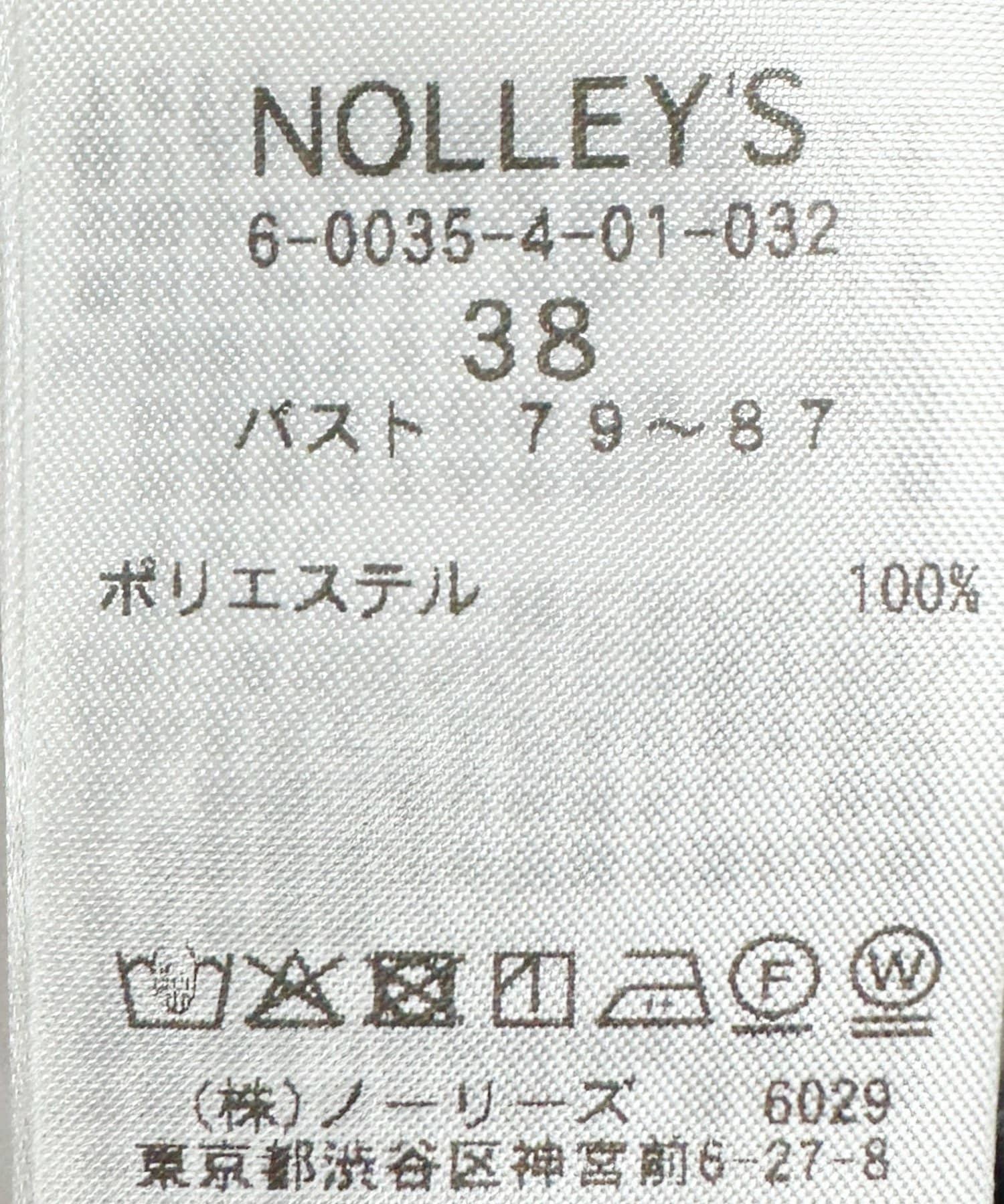 NOLLEY'S(ノーリーズ) ウォッシャブル高機能袖プリーツブラウス