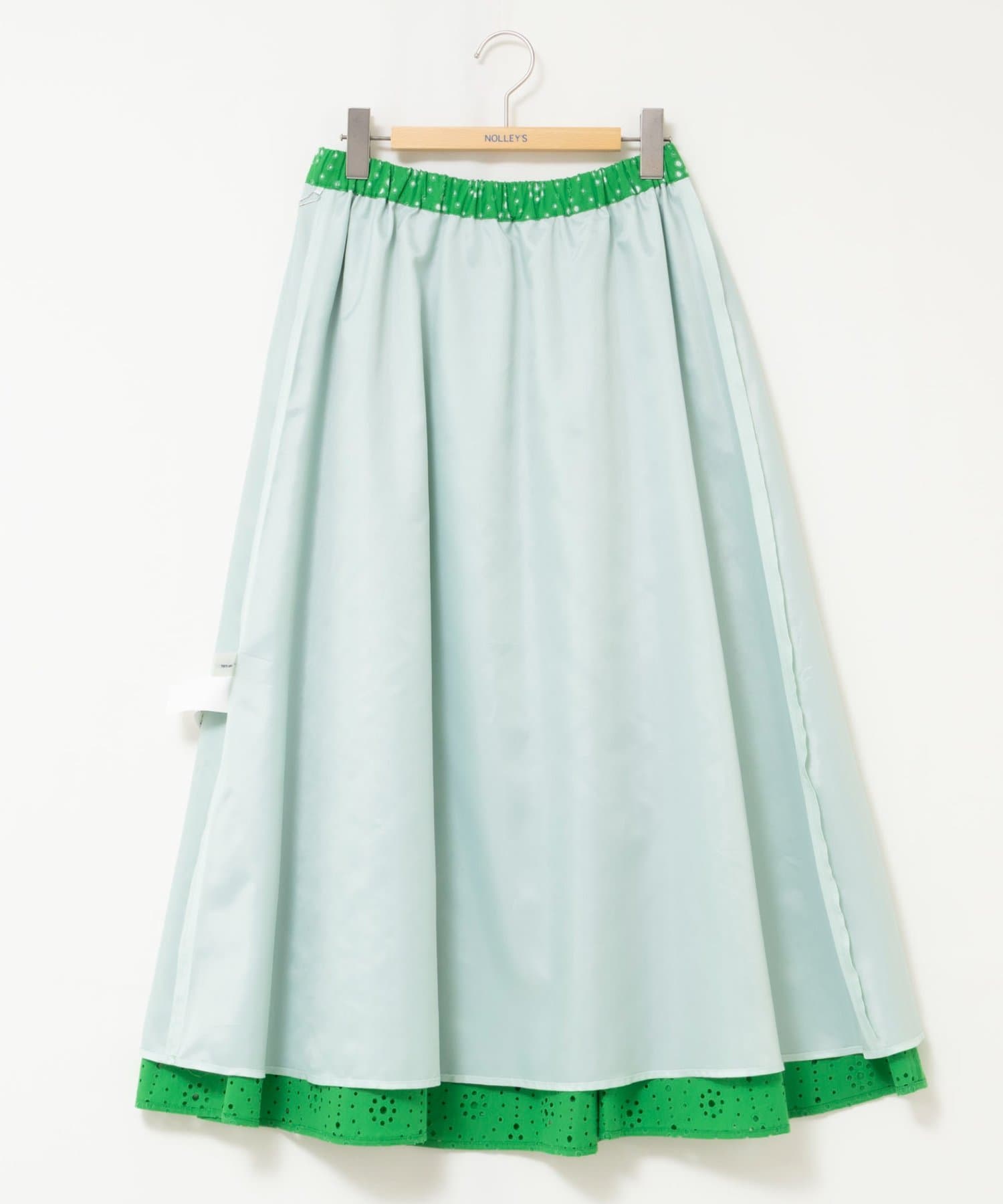 NOLLEY'S(ノーリーズ) 《セットアップ対応》ウォッシャブルレースフレアスカート