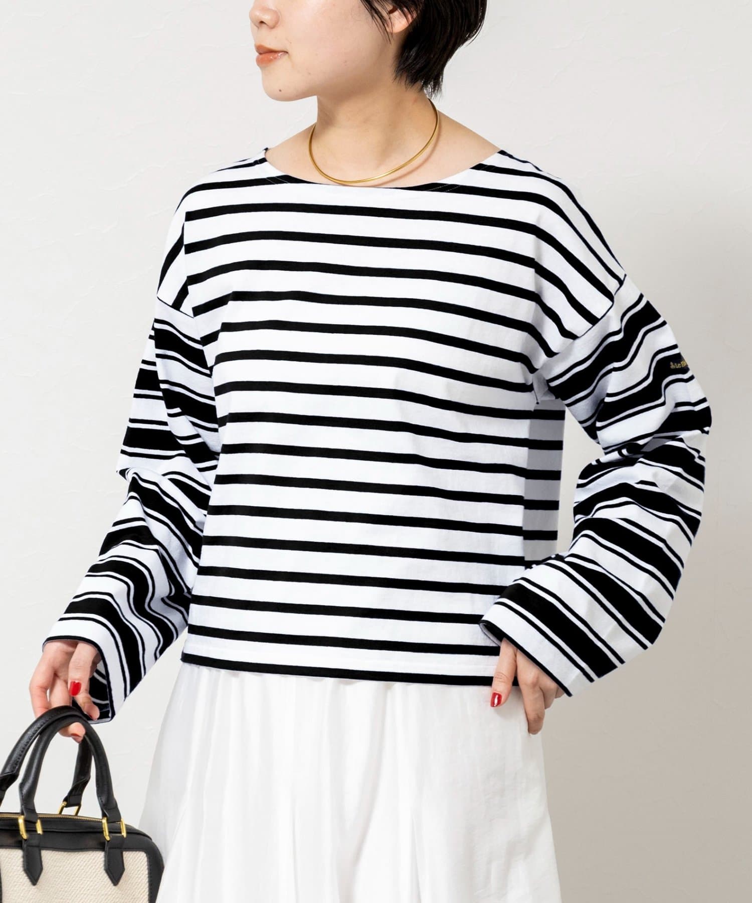 NOLLEY'S(ノーリーズ) 【Le minor/ルミノア】ボーダーロンＴ