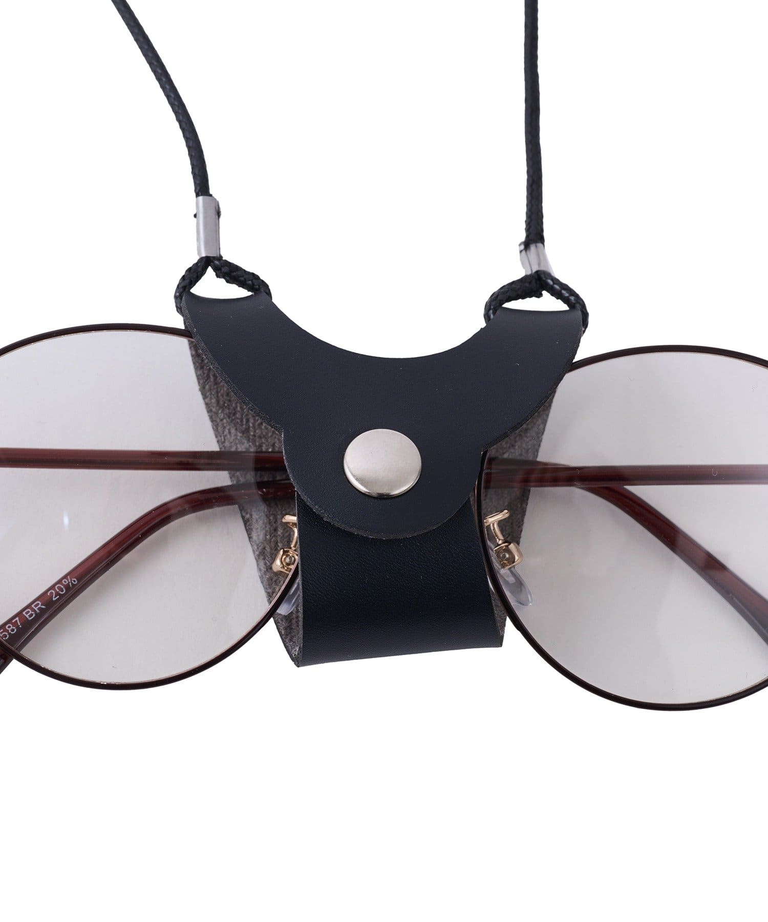 salut!(サリュ) フェイクレザーメガネホルダー