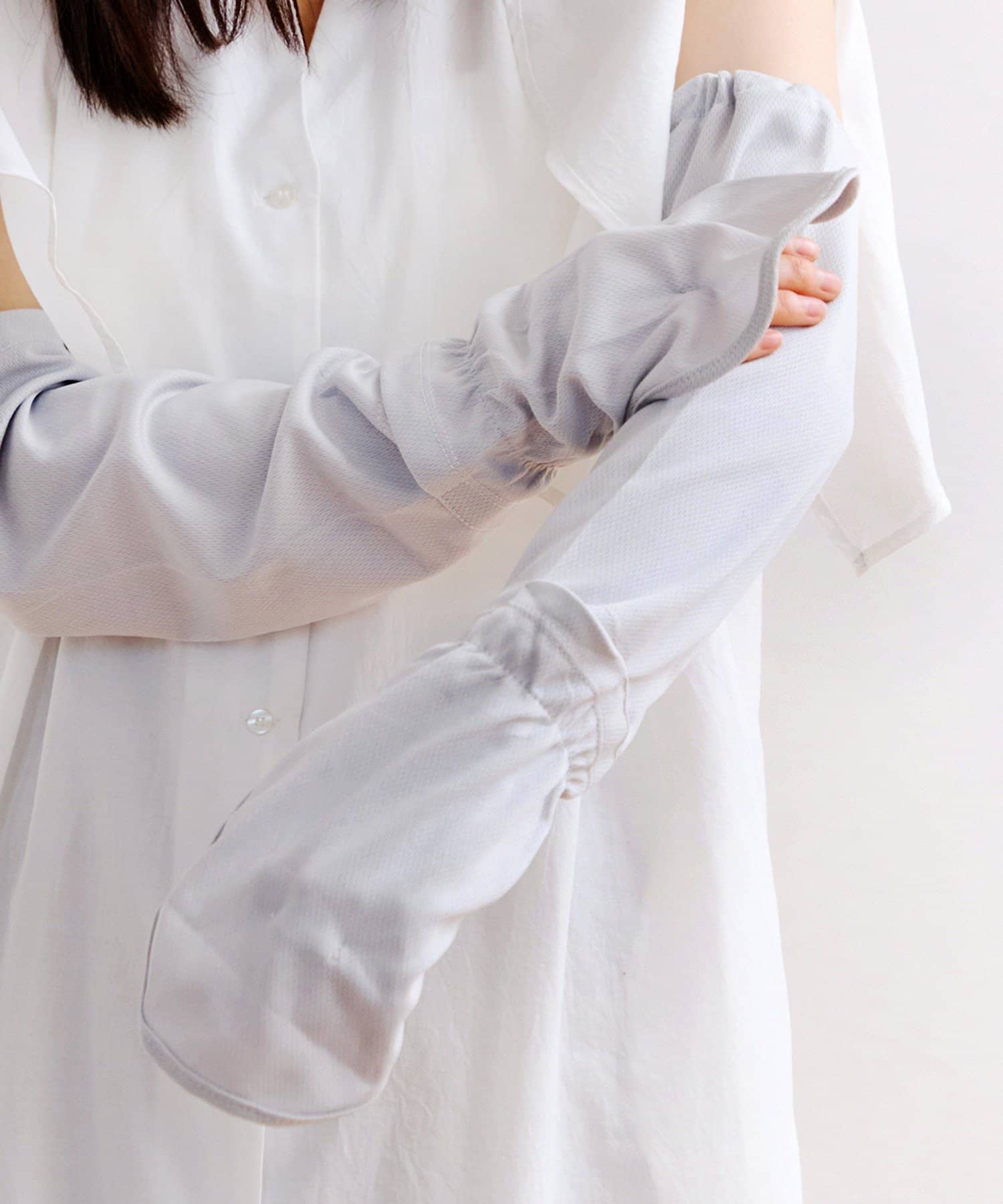 salut!(サリュ) 接触冷感メッシュアームカバー