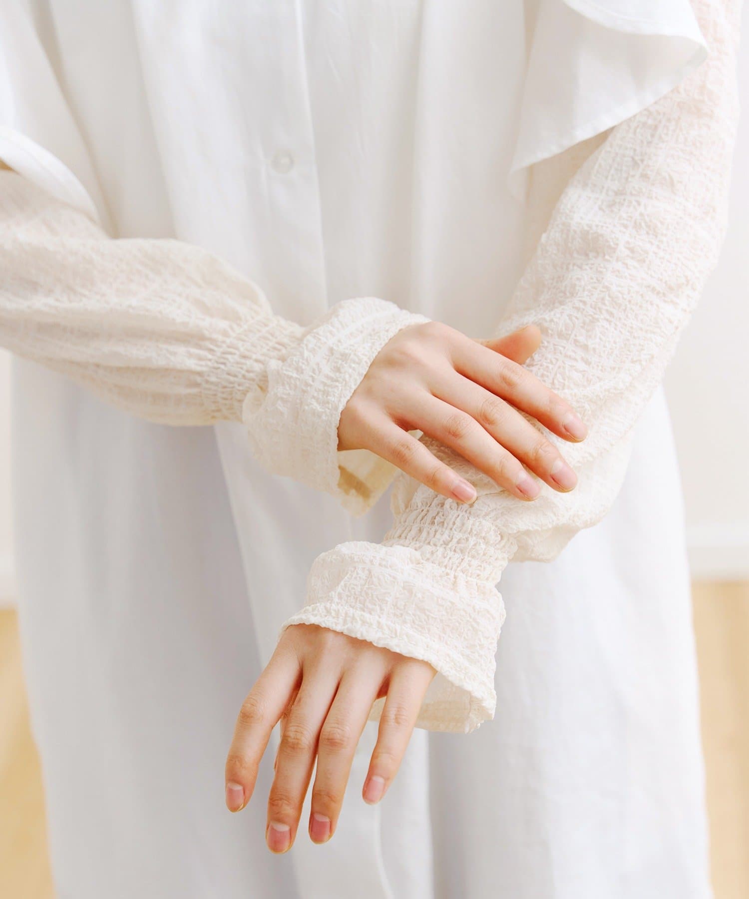 salut!(サリュ) ぽこぽこチェックアームカバー