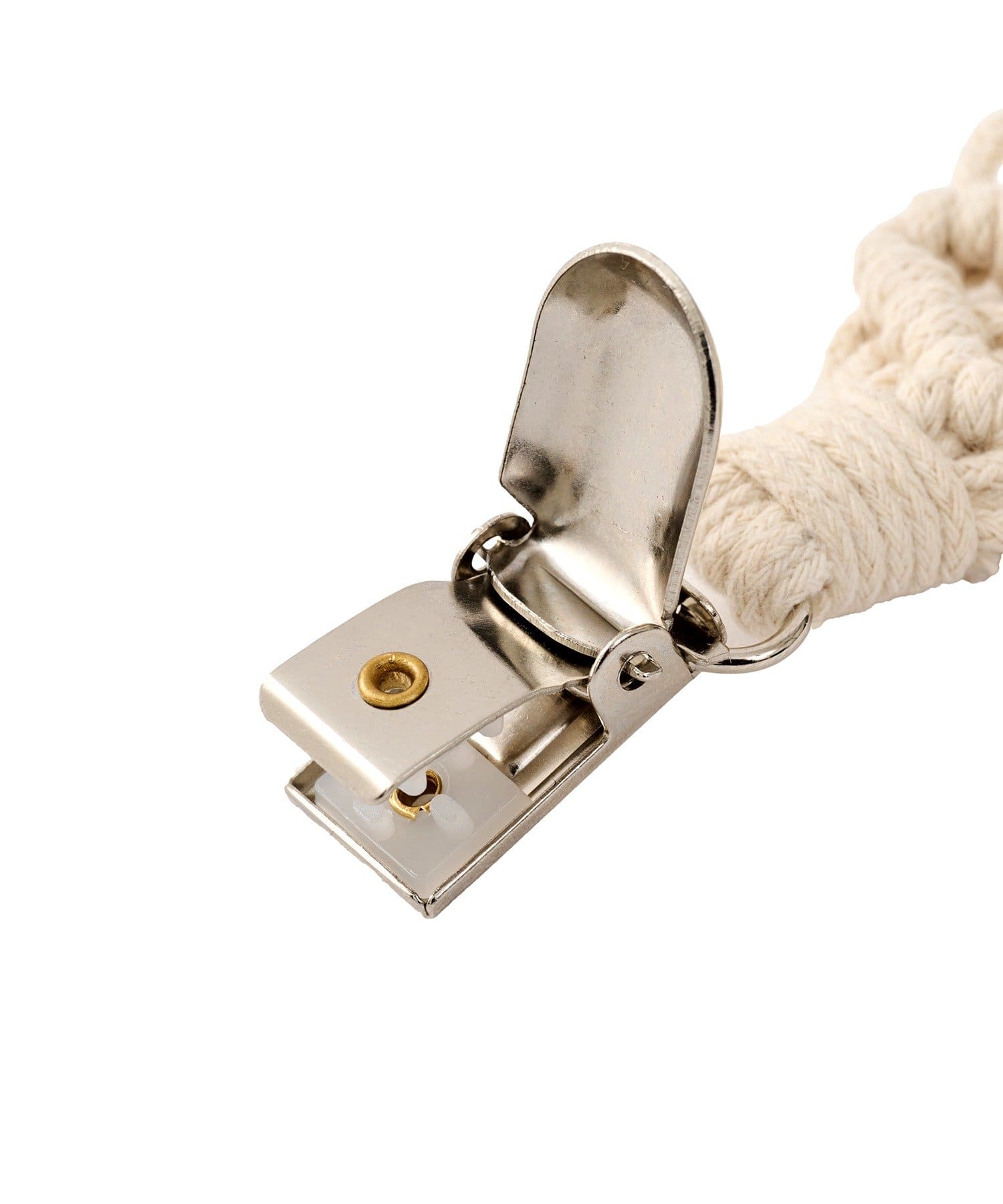 salut!(サリュ) カラビナ付きマクラメハットホルダー