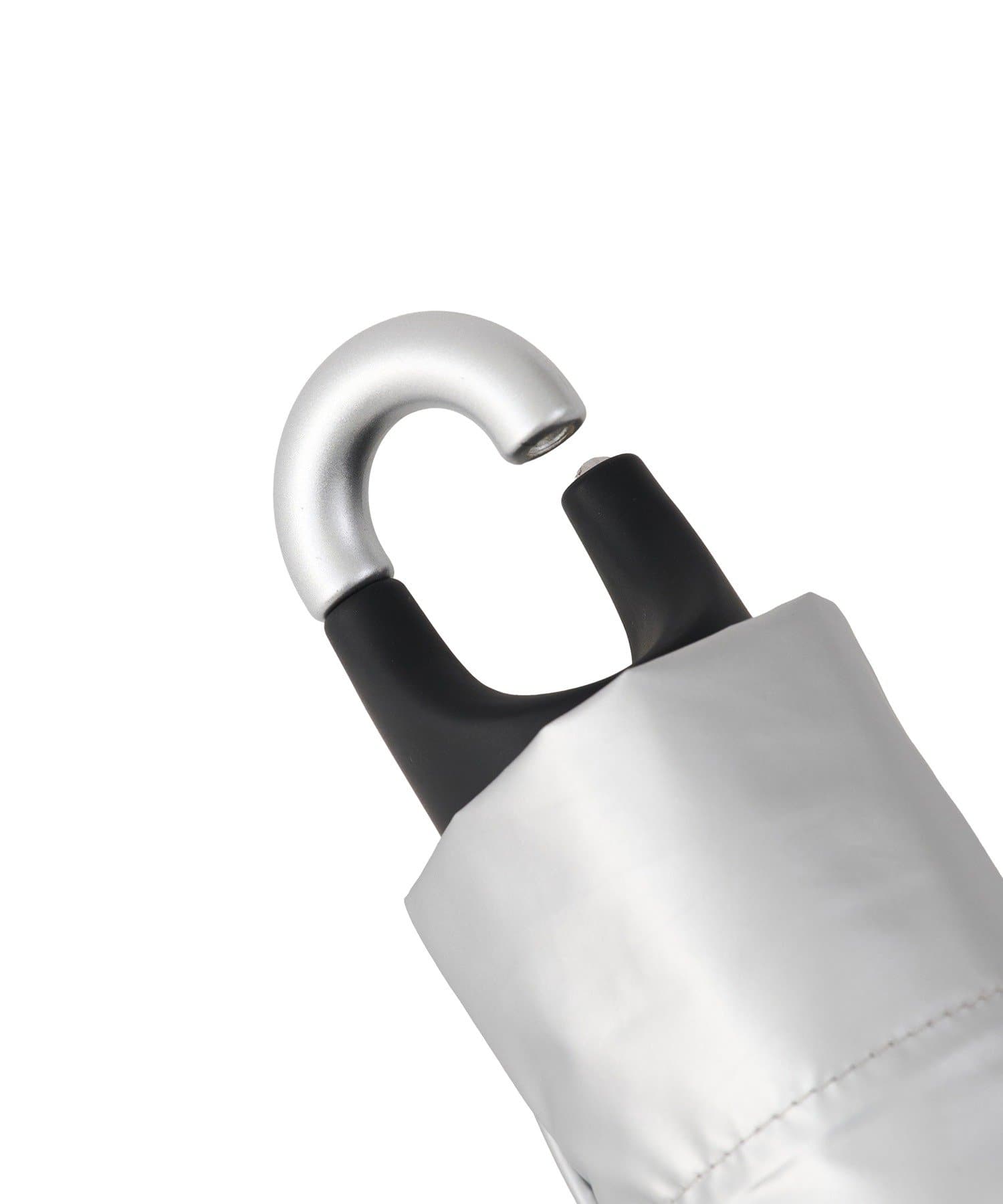 salut!(サリュ) 晴雨兼用カラビナ付きメタリック日傘