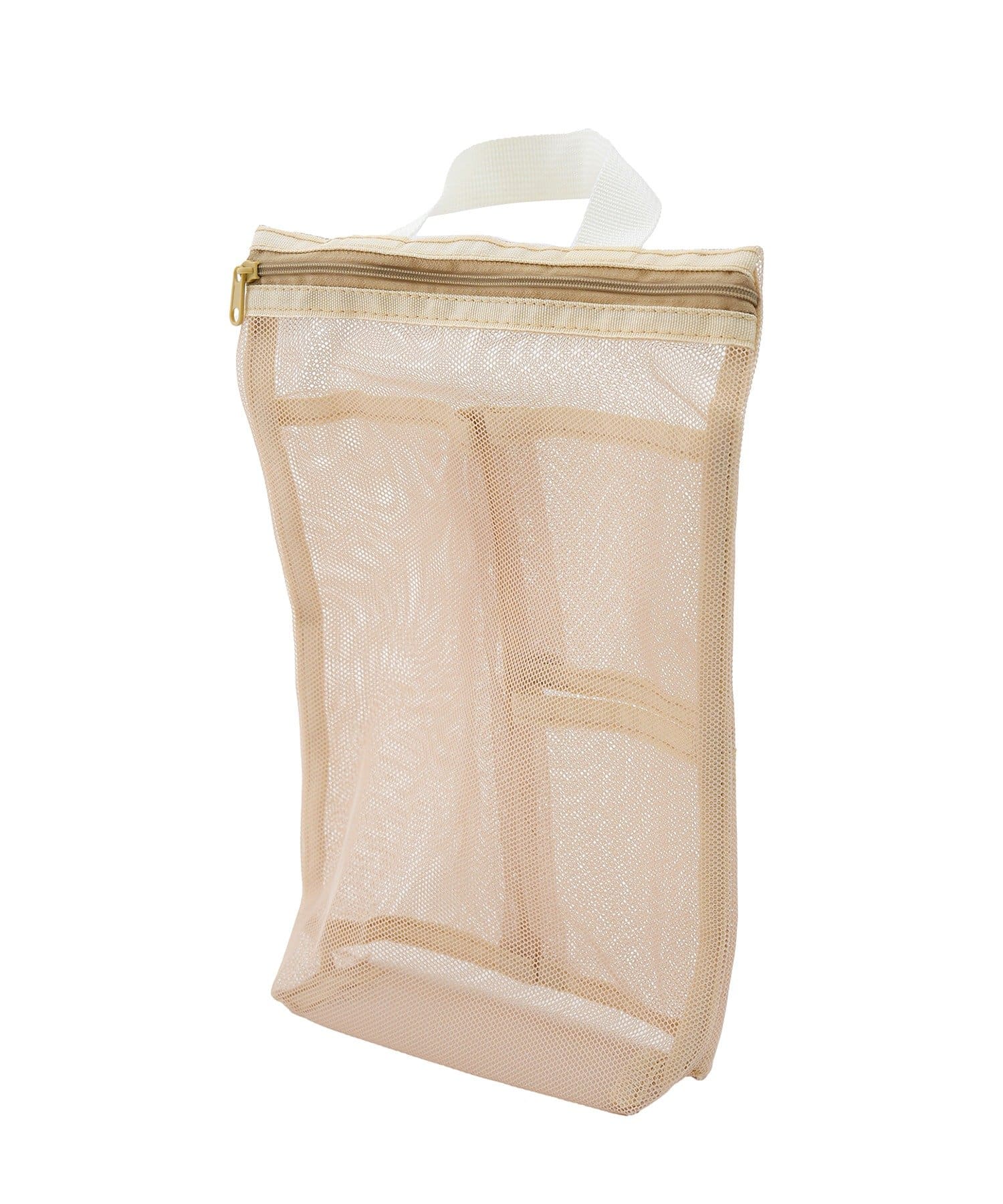 salut!(サリュ) 3ポケット付きメッシュポーチ縦