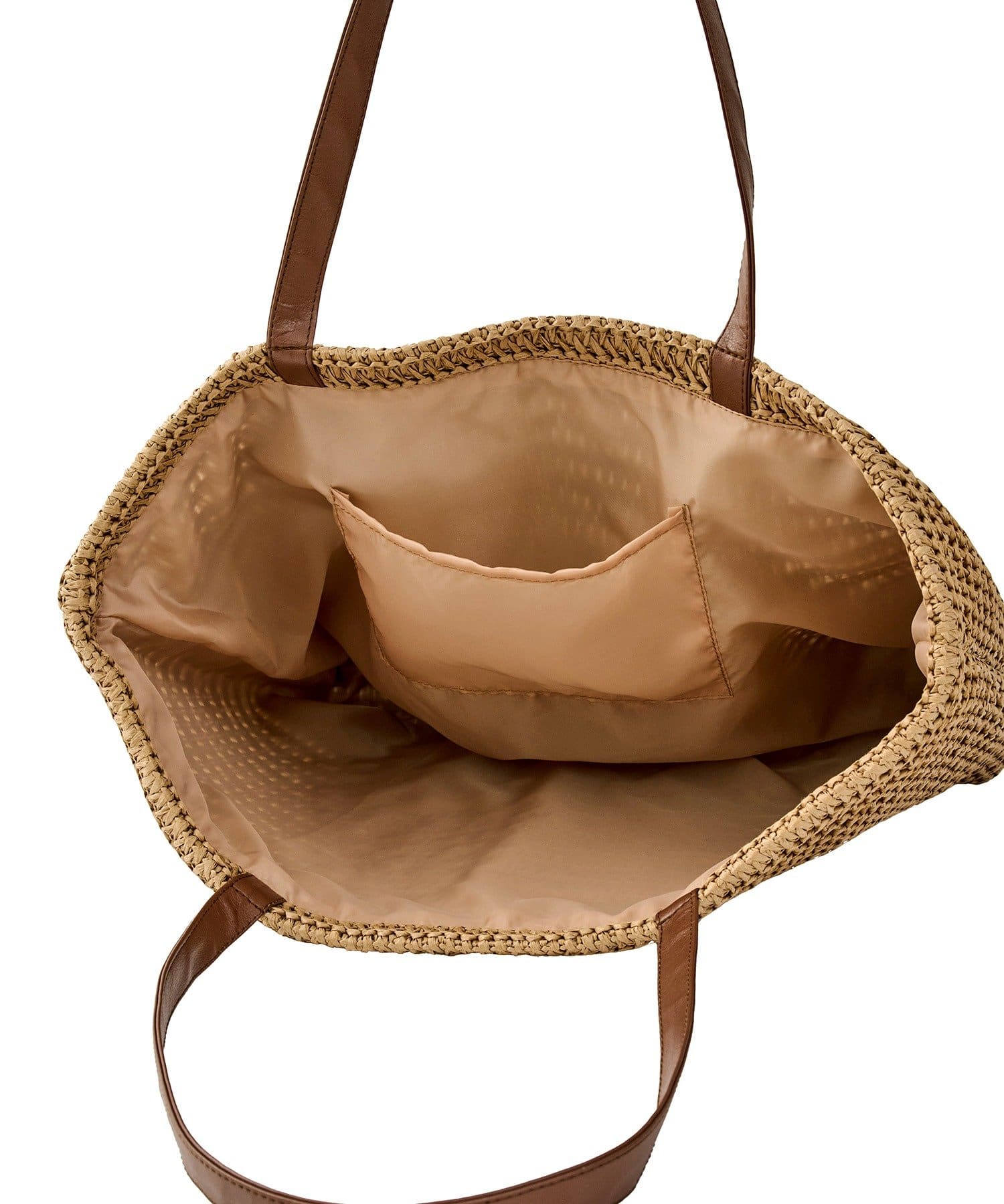 salut!(サリュ) フェイクレザーハンドルペーパーバッグ