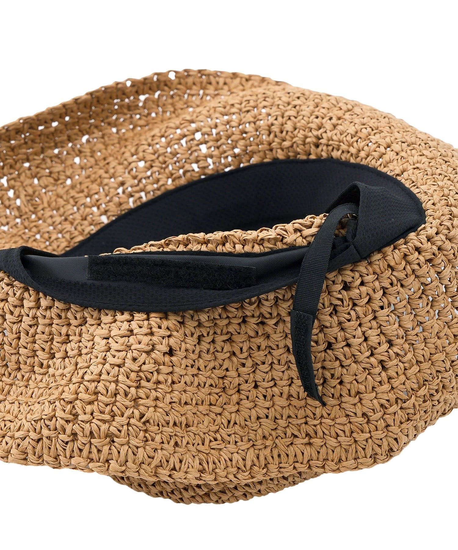 salut!(サリュ) 折りたたみ細編みペーパーハット