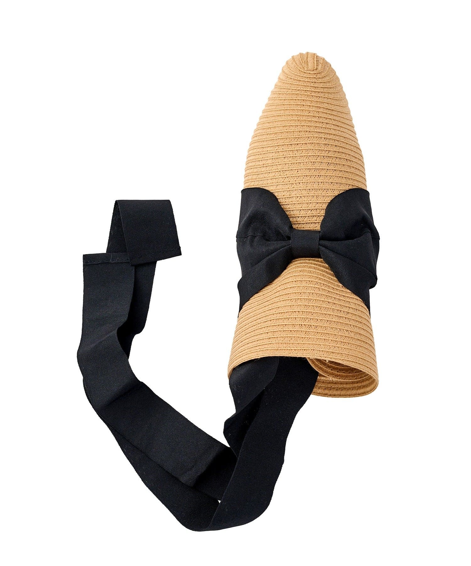 salut!(サリュ) 《たためる！》ロングリボンウォッシャブルハット