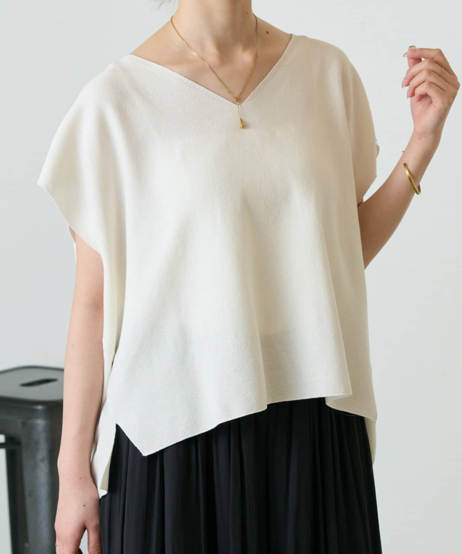 BEARDSLEY(ビアズリー) 《3/21(土)12：00予約開始》インレイノースリーブプルオーバー