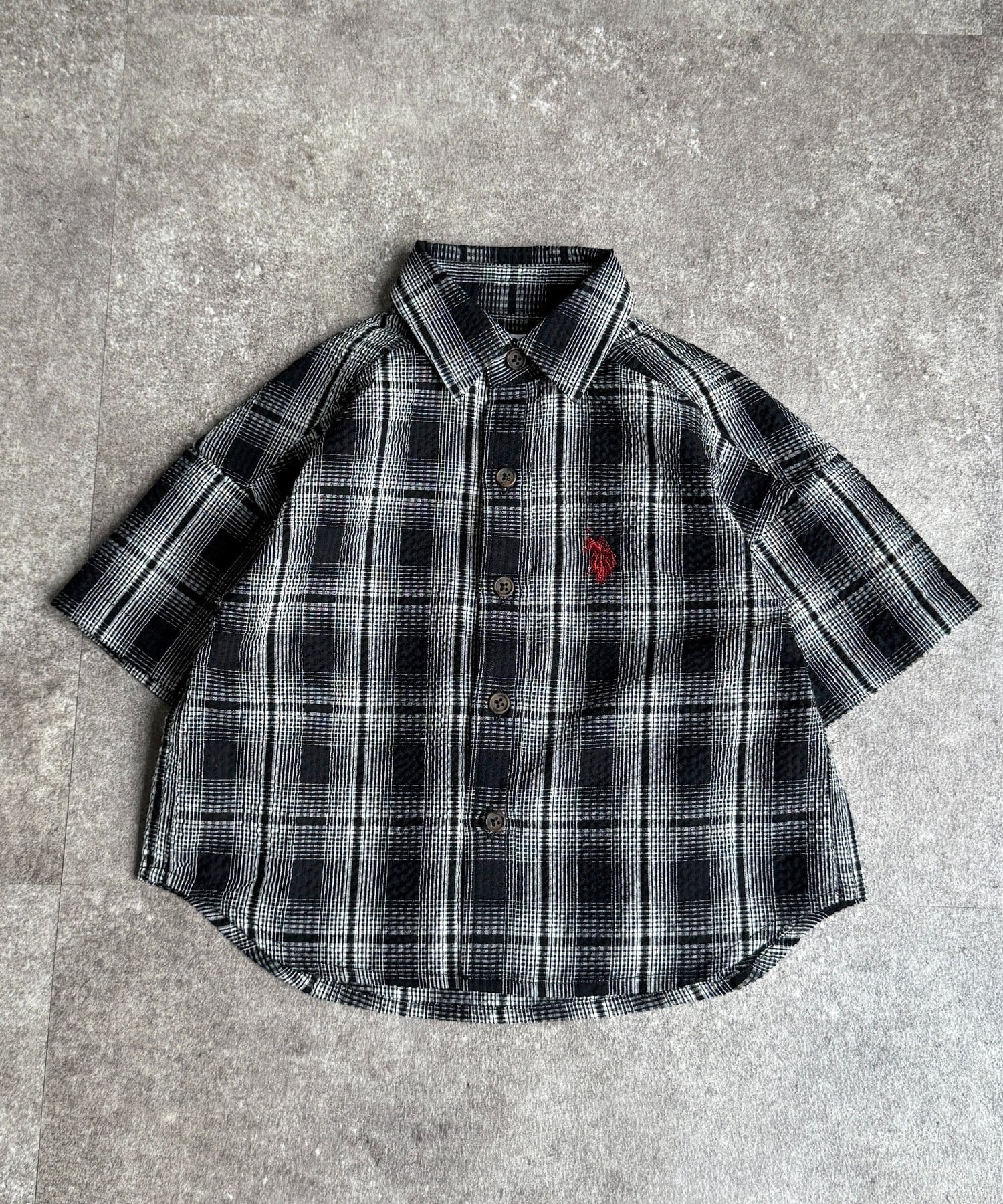 CPCM(シーピーシーエム) 【KIDS】【U.S. POLO ASSN.】シアサッカー半袖シャツ