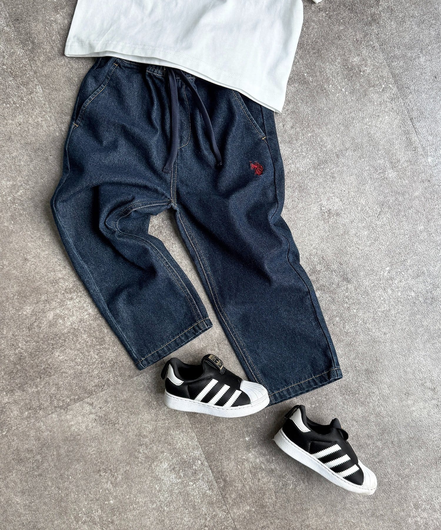 CPCM(シーピーシーエム) 【KIDS】【U.S. POLO ASSN.】イージーデニムパンツ