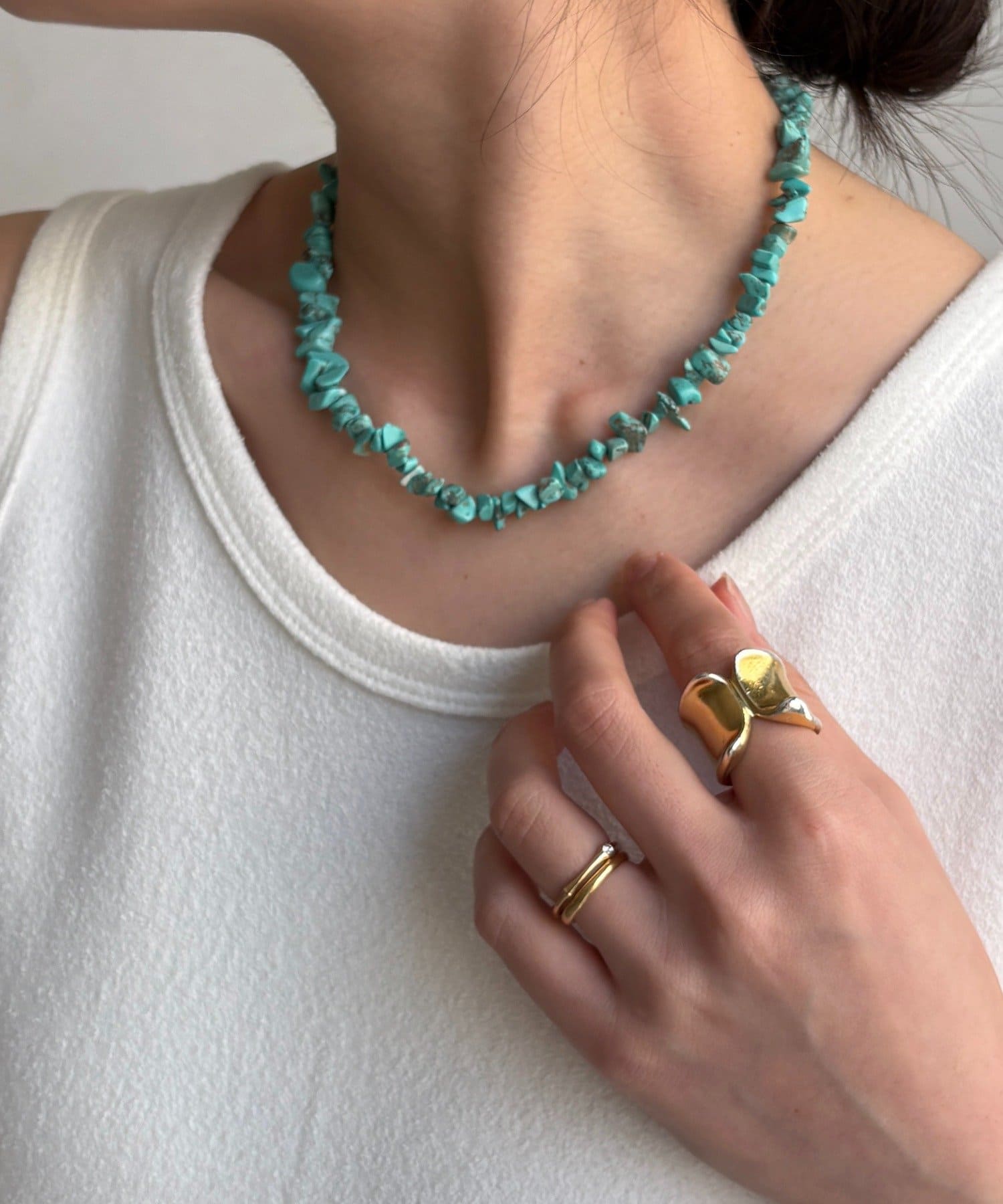 DOUDOU(ドゥドゥ) さざれネックレス