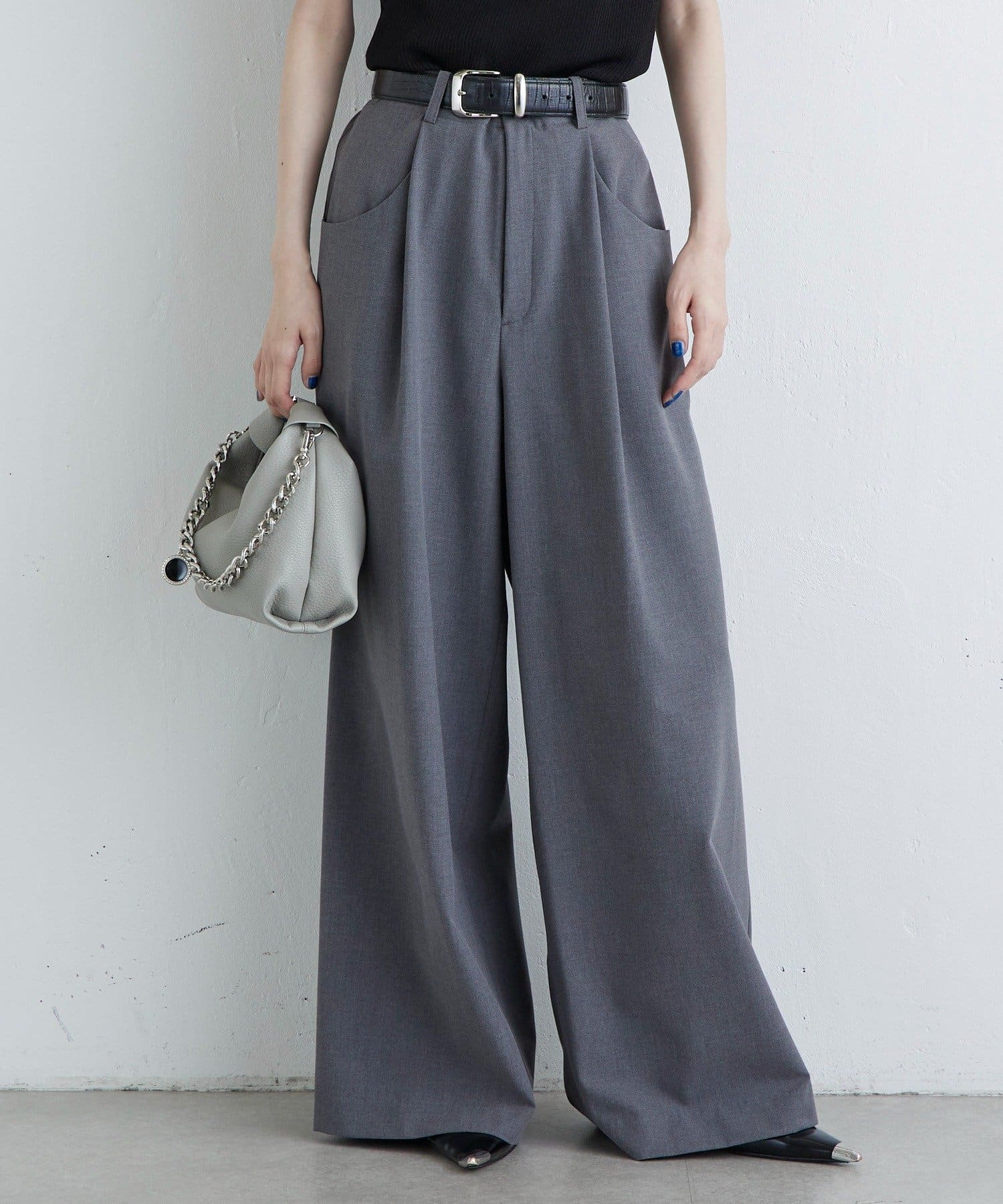 Lui's(ルイス) タックポケットワイドパンツ