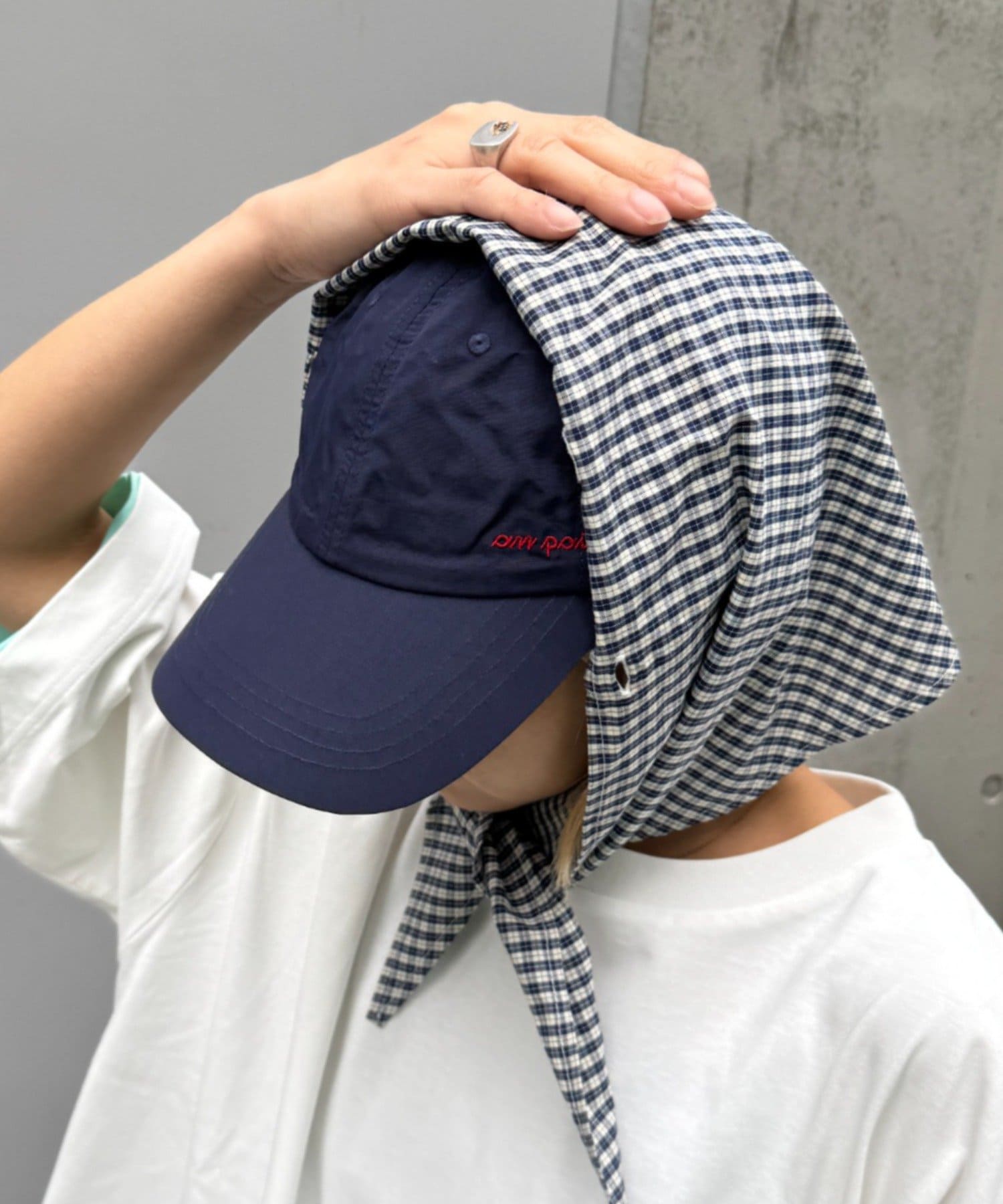 CIAOPANIC TYPY(チャオパニックティピー) 【UNISEX】バンダナ付きナイロンロゴキャップ