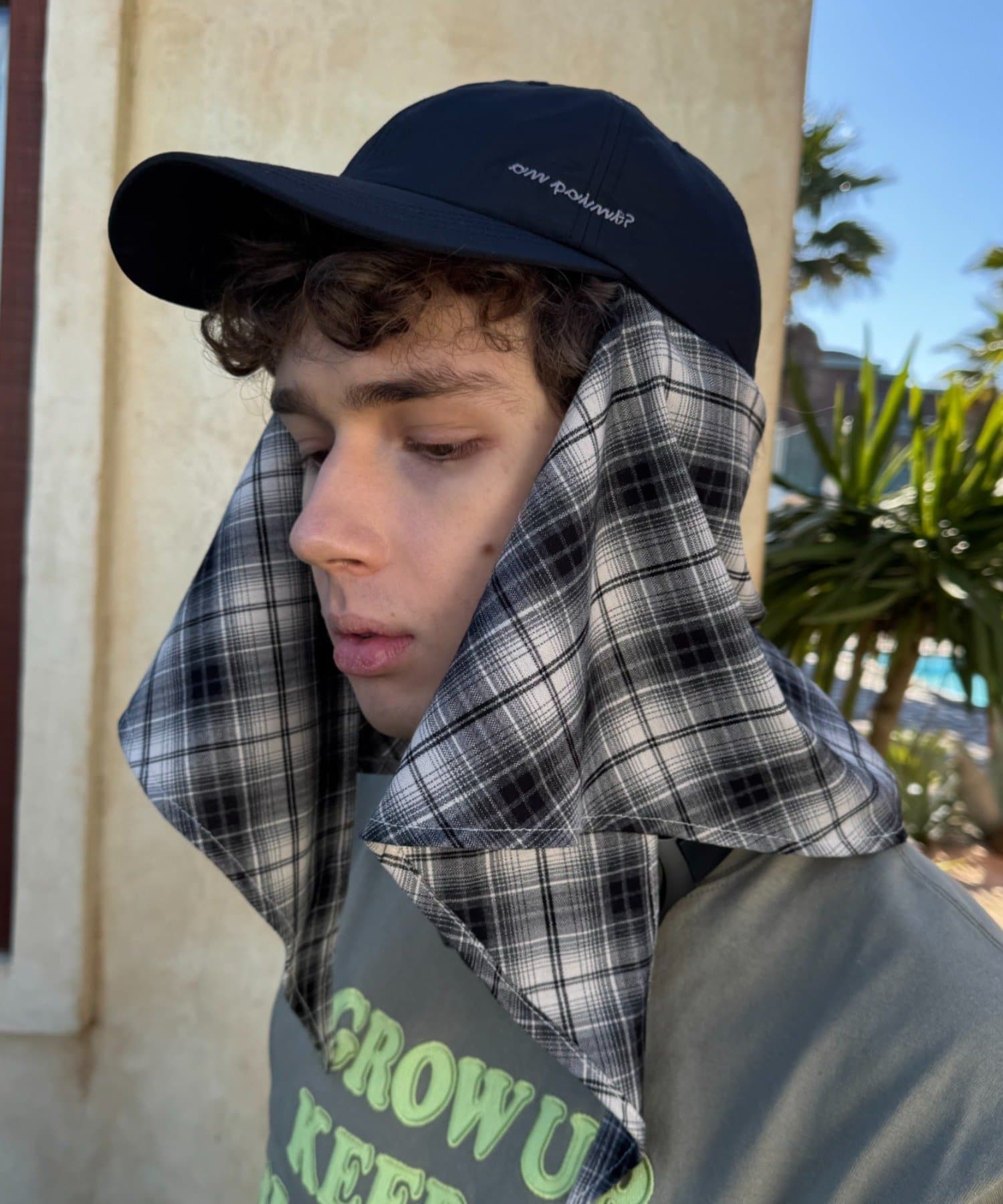 CIAOPANIC TYPY(チャオパニックティピー) 【UNISEX】バンダナ付きナイロンロゴキャップ