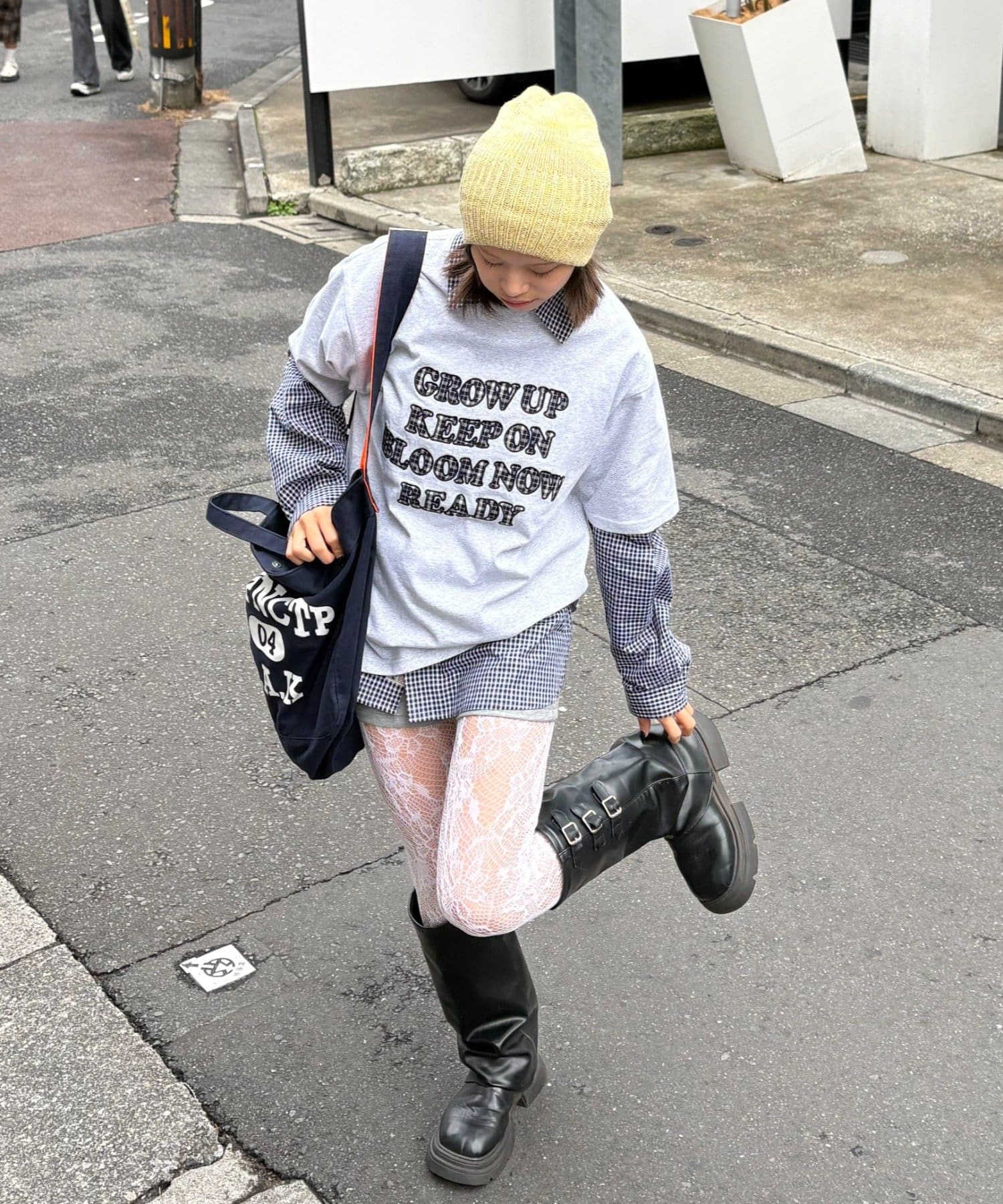 CIAOPANIC TYPY(チャオパニックティピー) 【UNISEX】ミックスヤーンビーニー