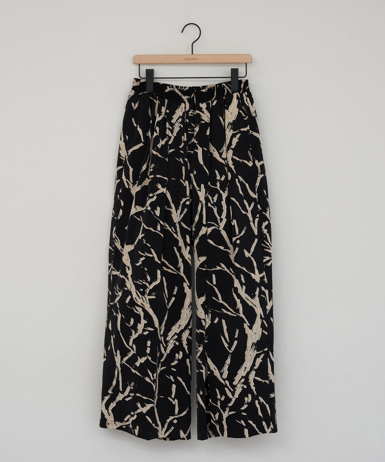 DISCOAT(ディスコート) 【WEB限定】ニュアンス柄リラックスパンツ