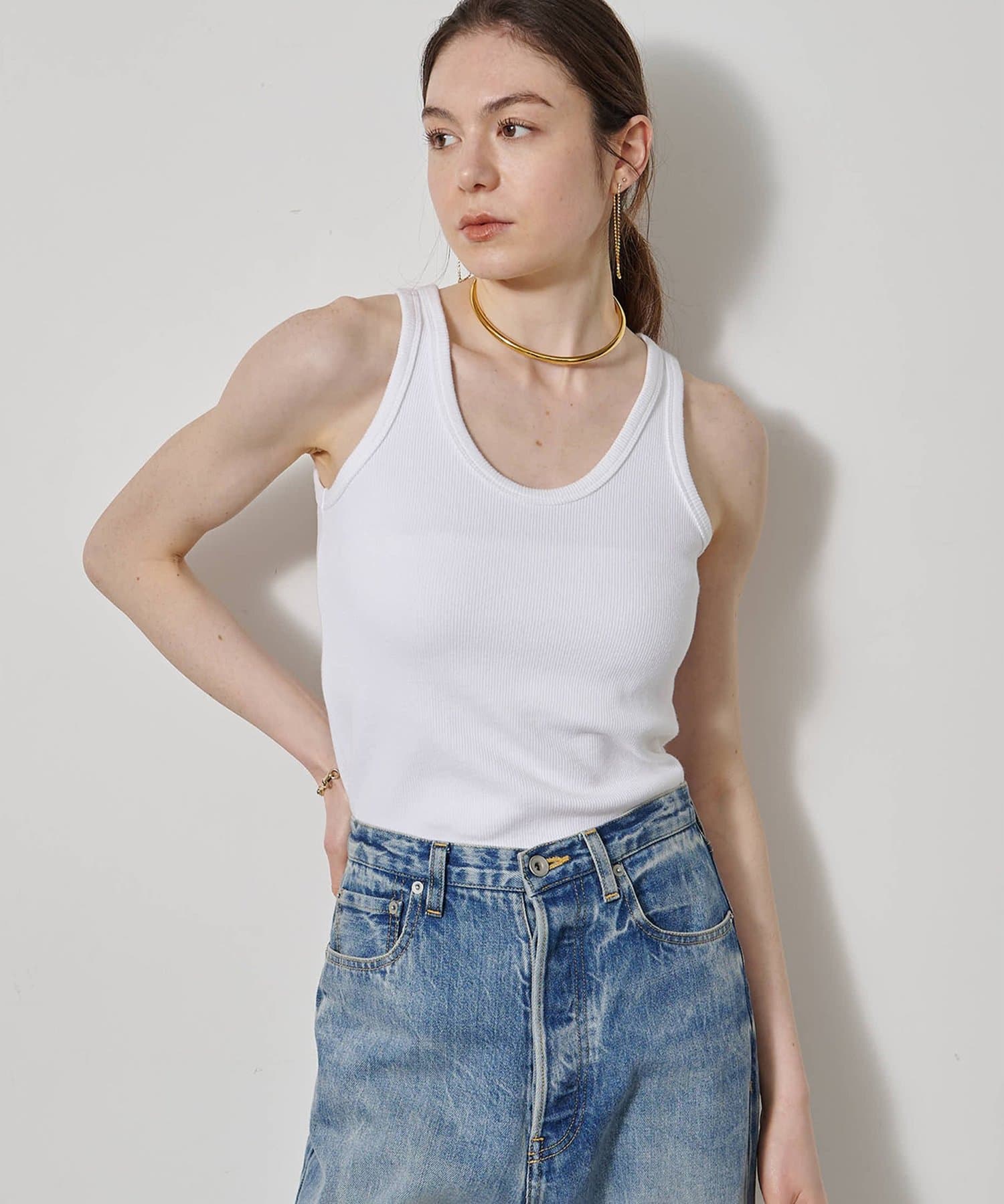 Whim Gazette(ウィム ガゼット) ヴィンテージテレコタンク