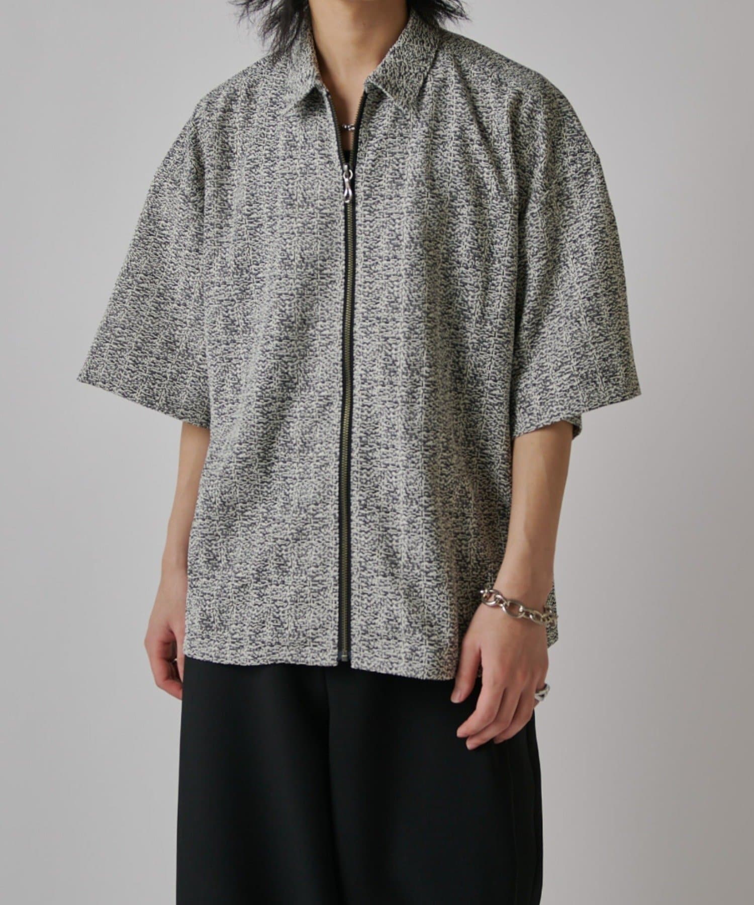 Lui's(ルイス) S/S ZIPレースシャツ