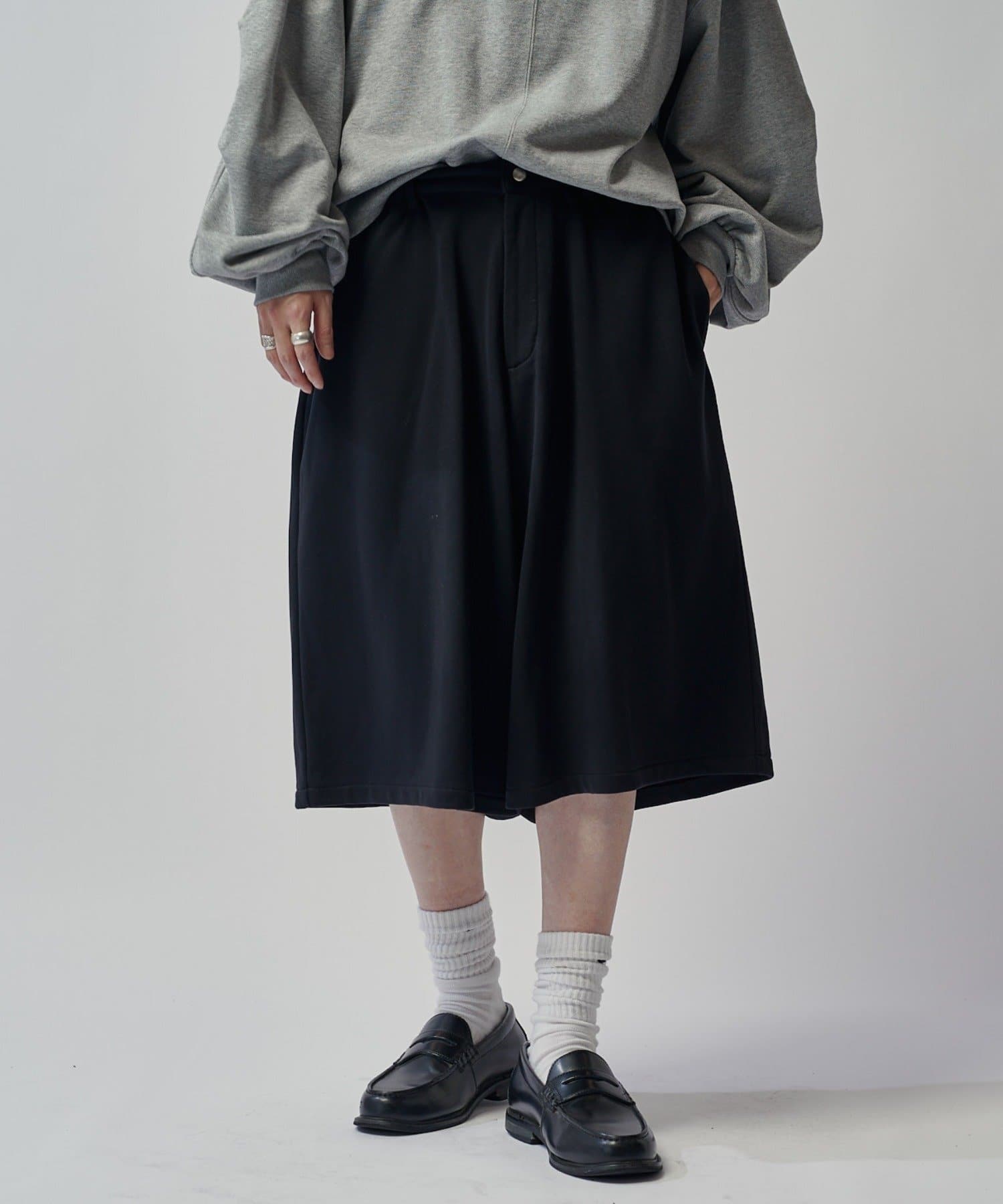 Lui's(ルイス) 【WEB限定】ワイドボリュームスウェットショーツ