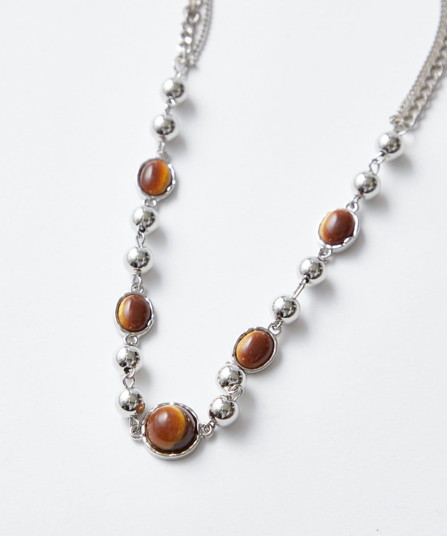 WHO’S WHO gallery(フーズフーギャラリー) ロウアンバーネックレス