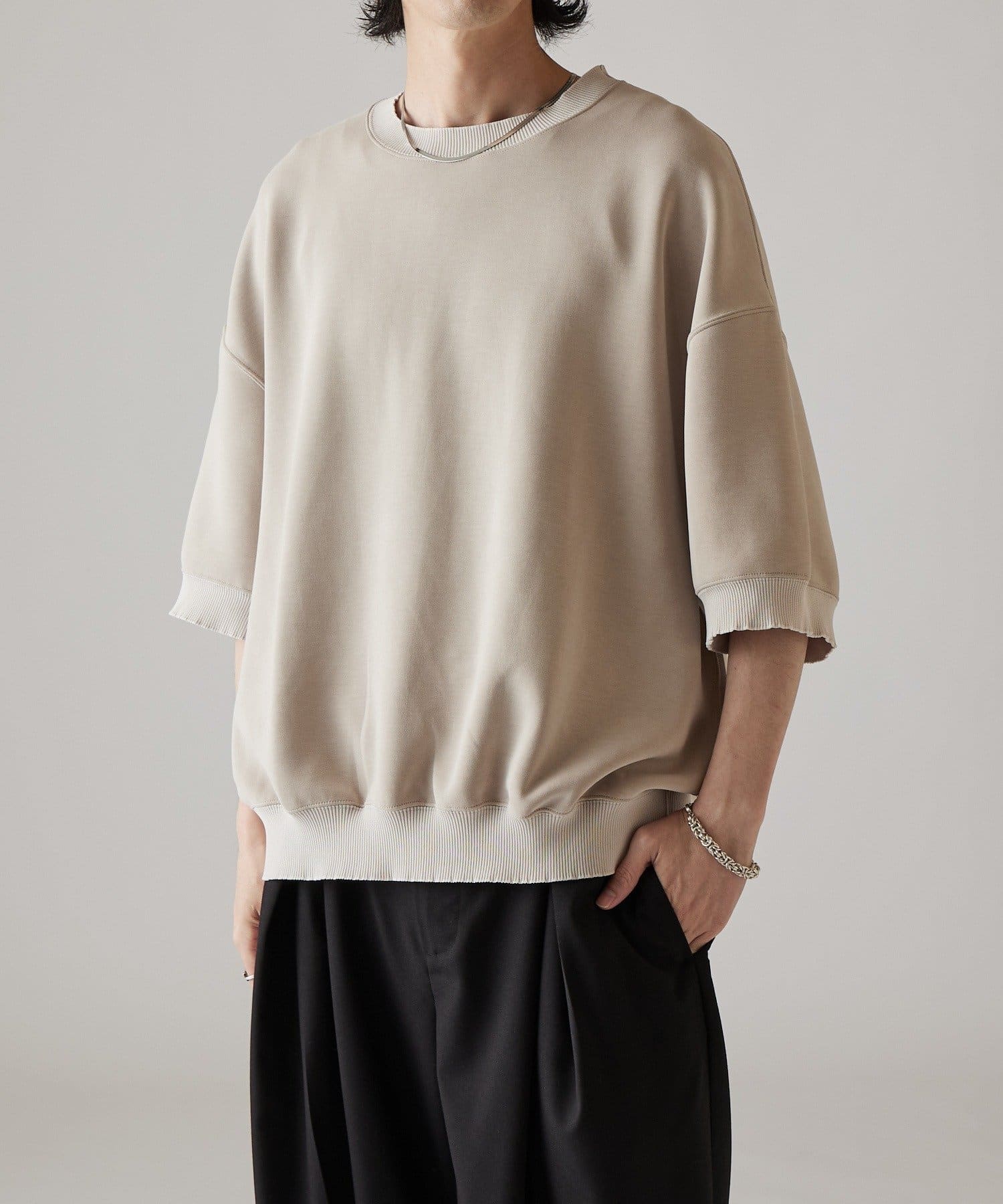 Lui's(ルイス) ピーチスキン半袖Tシャツ