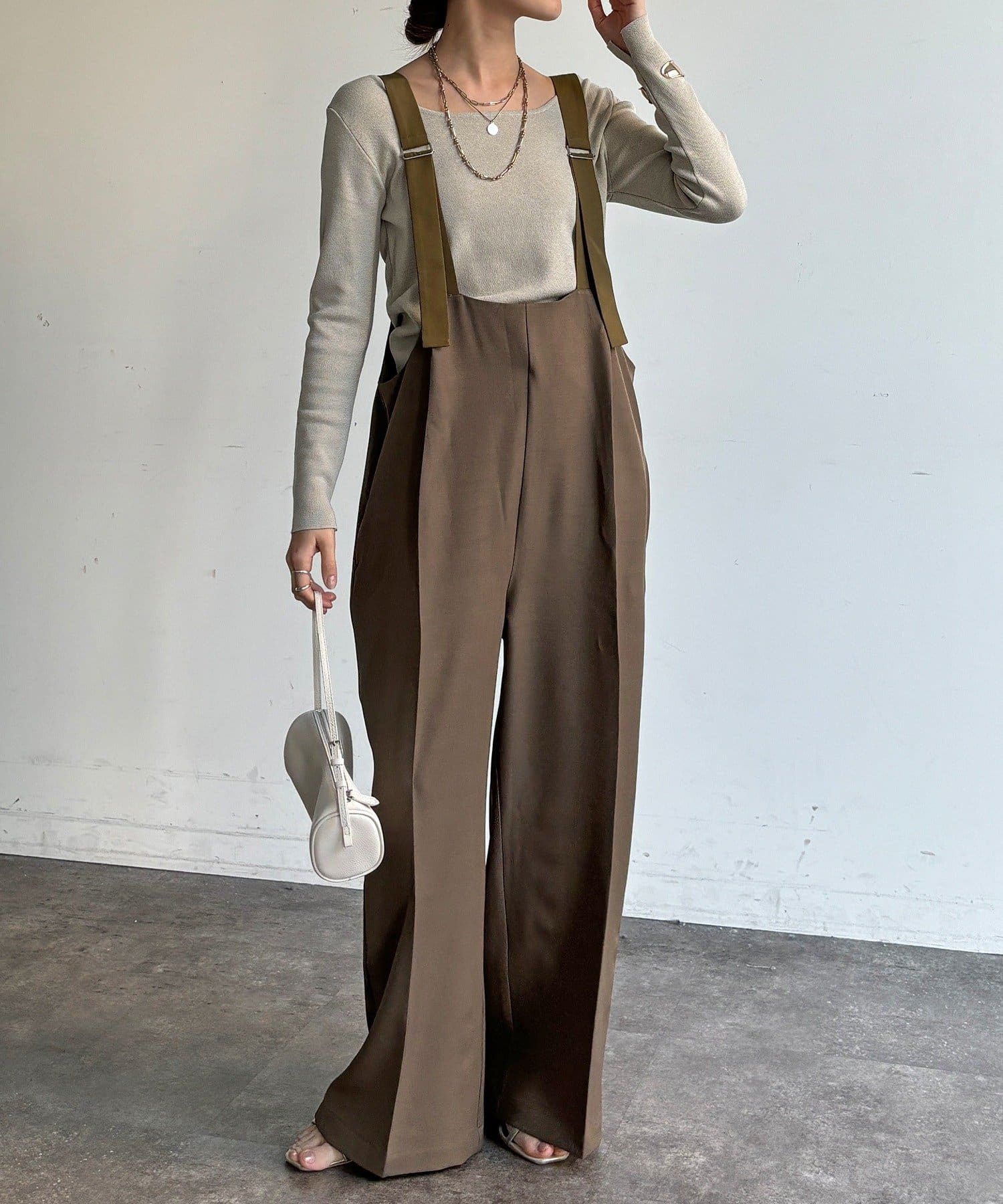 DOUDOU(ドゥドゥ) 【WEB限定】ツイルサロペット