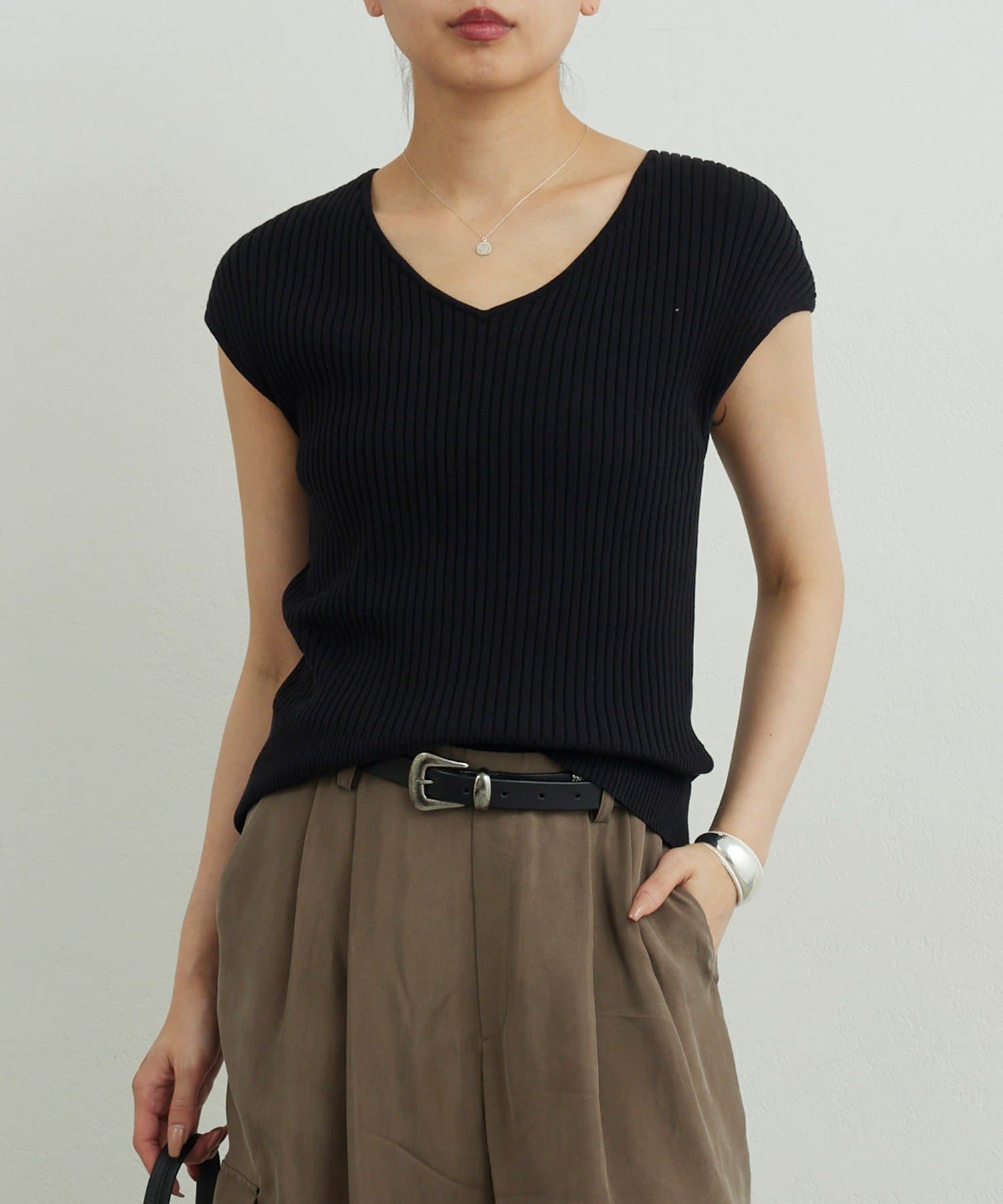 GALLARDAGALANTE(ガリャルダガランテ) ランダムリブニット