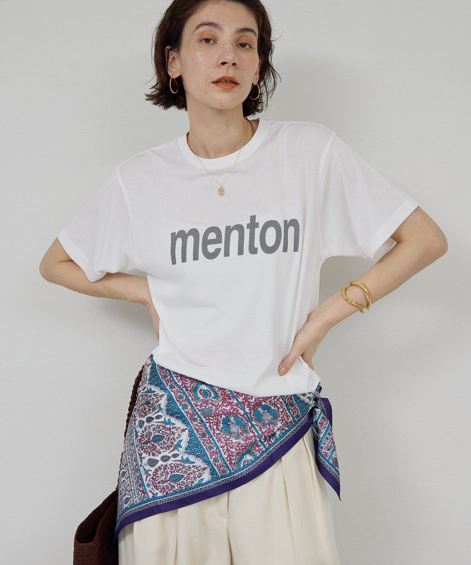 GALLARDAGALANTE(ガリャルダガランテ) MENTON Tシャツ