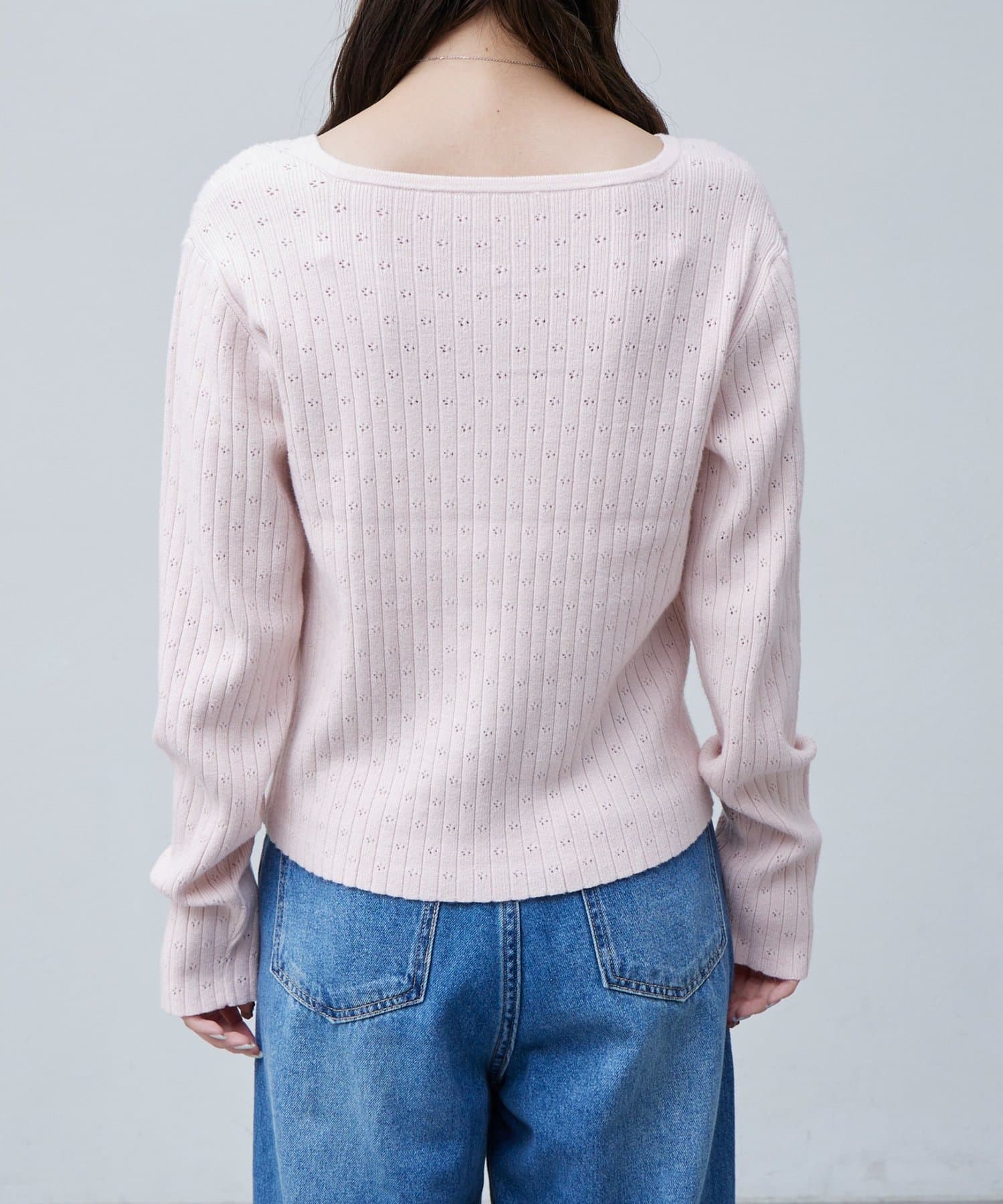 DISCOAT(ディスコート) 【umm.】WEB限定アイレットヘンリーネックプルオーバー