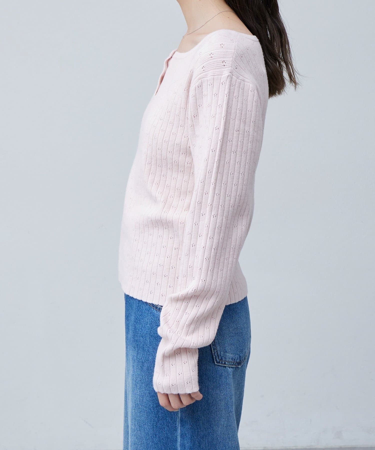 DISCOAT(ディスコート) 【umm.】WEB限定アイレットヘンリーネックプルオーバー