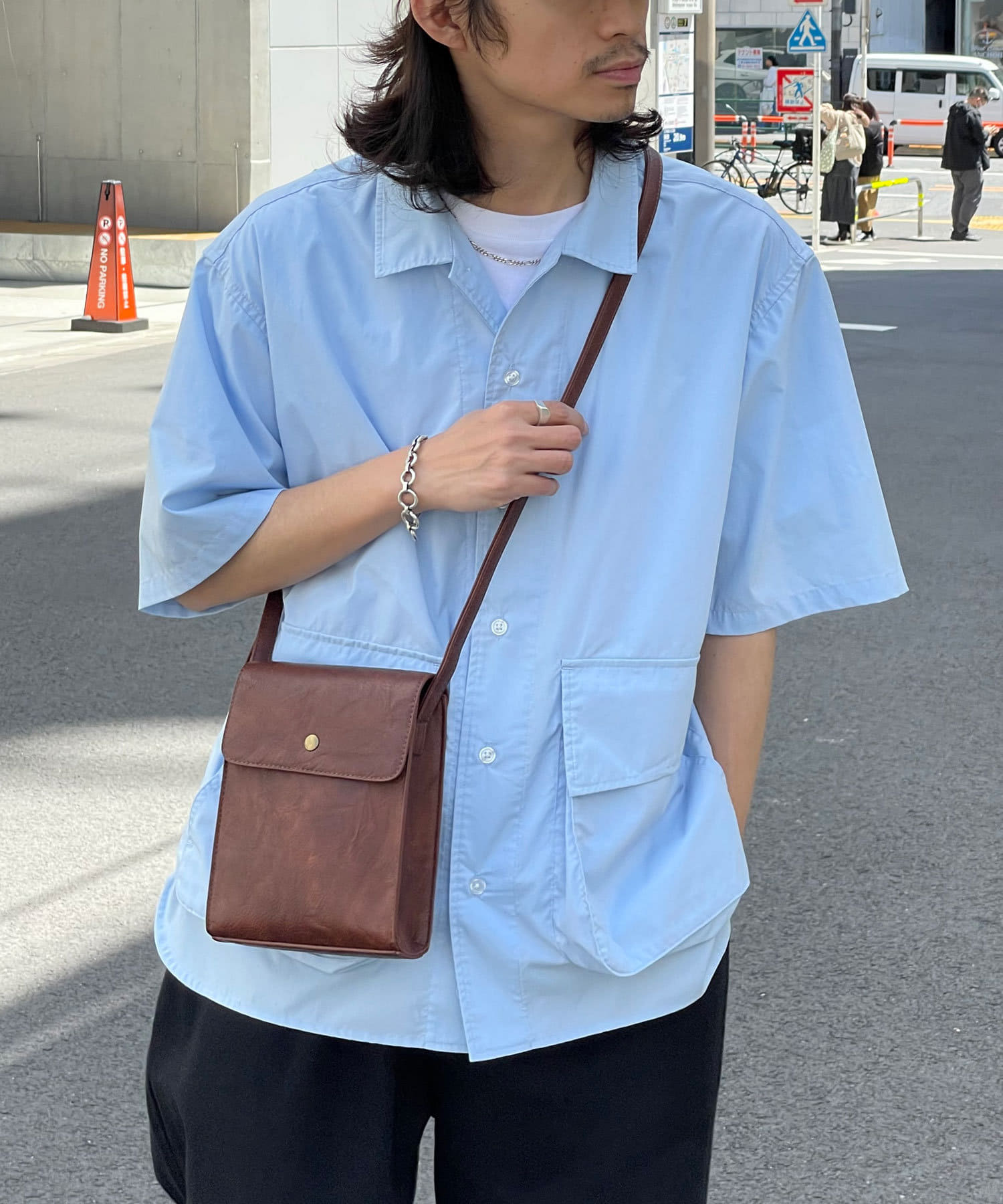 OUTLET(アウトレット) 【Ciaopanic】BIGポケットショートスリーブシャツ