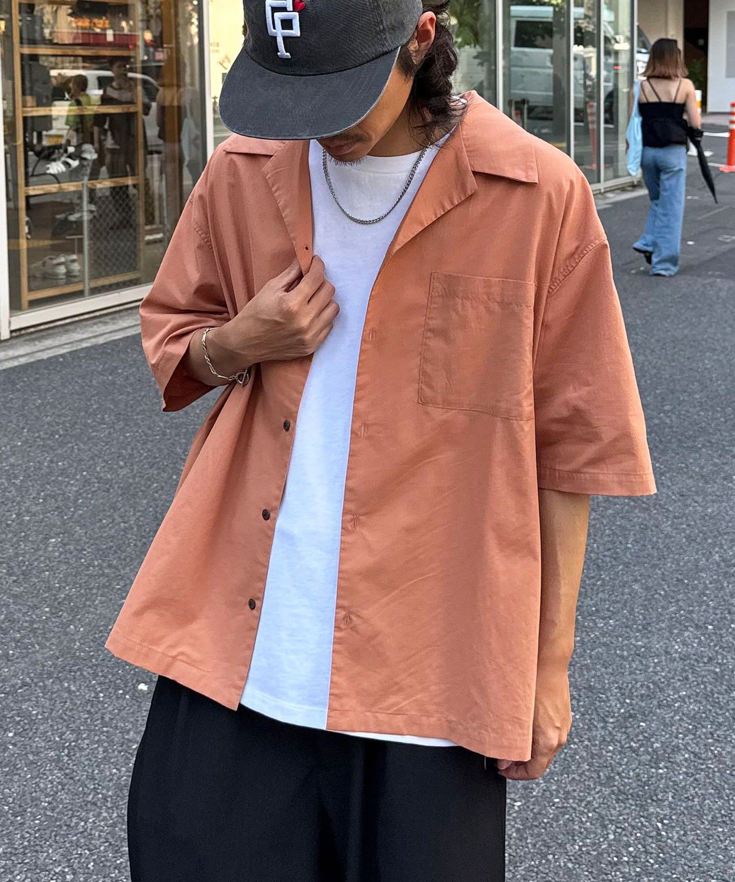 OUTLET(アウトレット) 【Ciaopanic】ヴィンテージライクオープンカラーシャツ