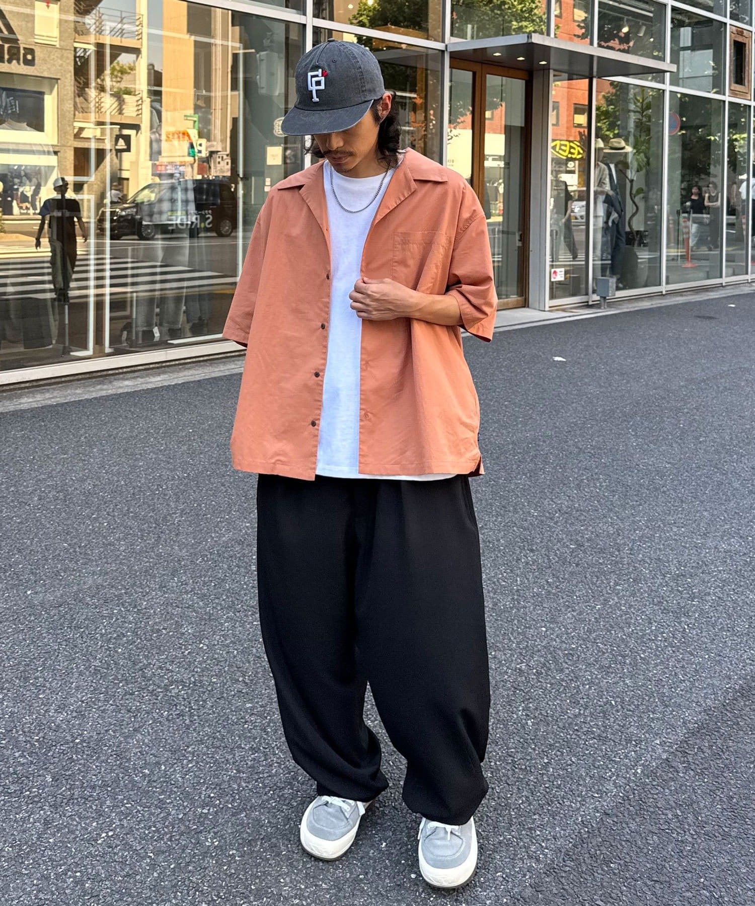 OUTLET(アウトレット) 【Ciaopanic】ヴィンテージライクオープンカラーシャツ