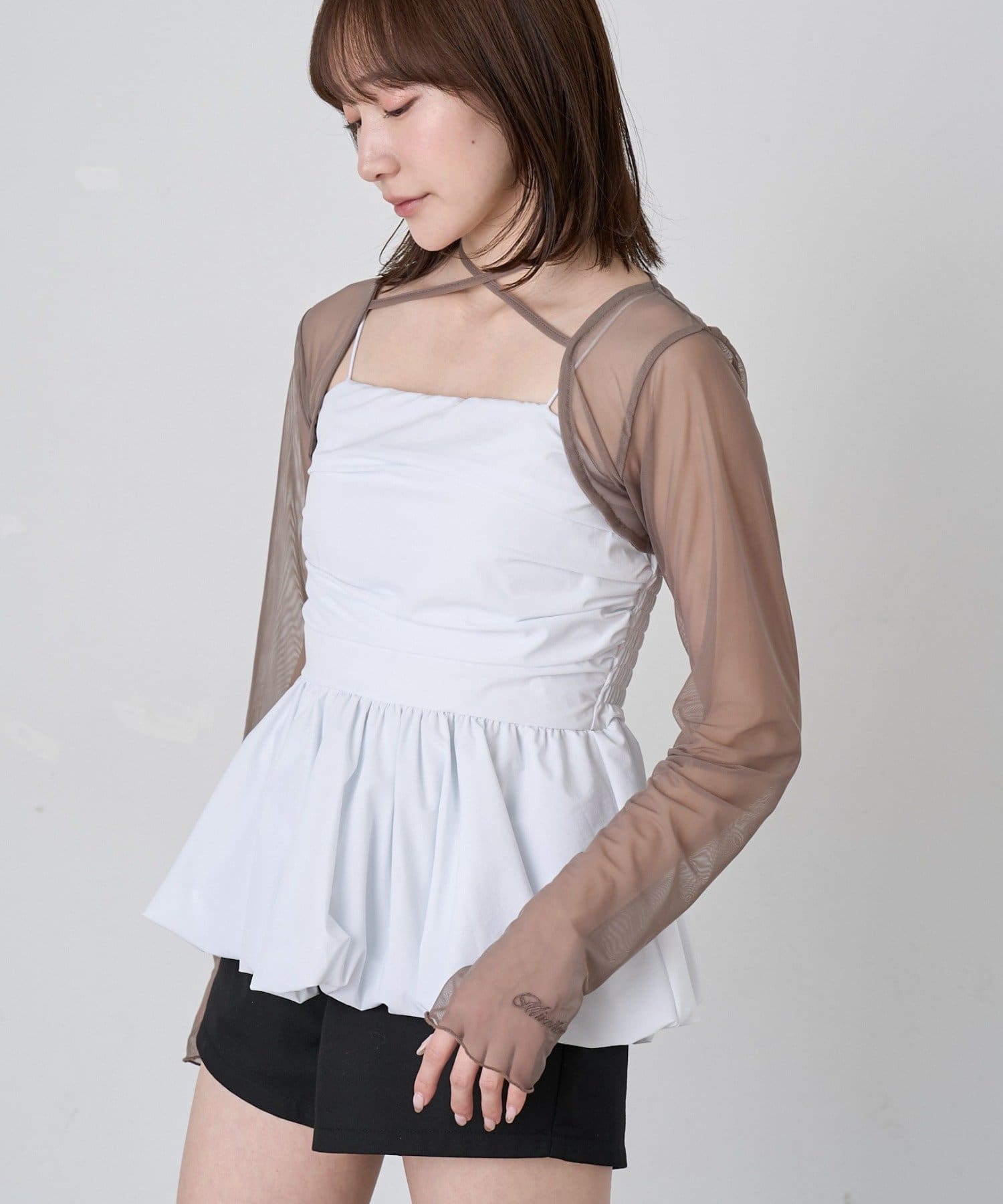 mline(エムライン) [mline]バルーンビスチェ